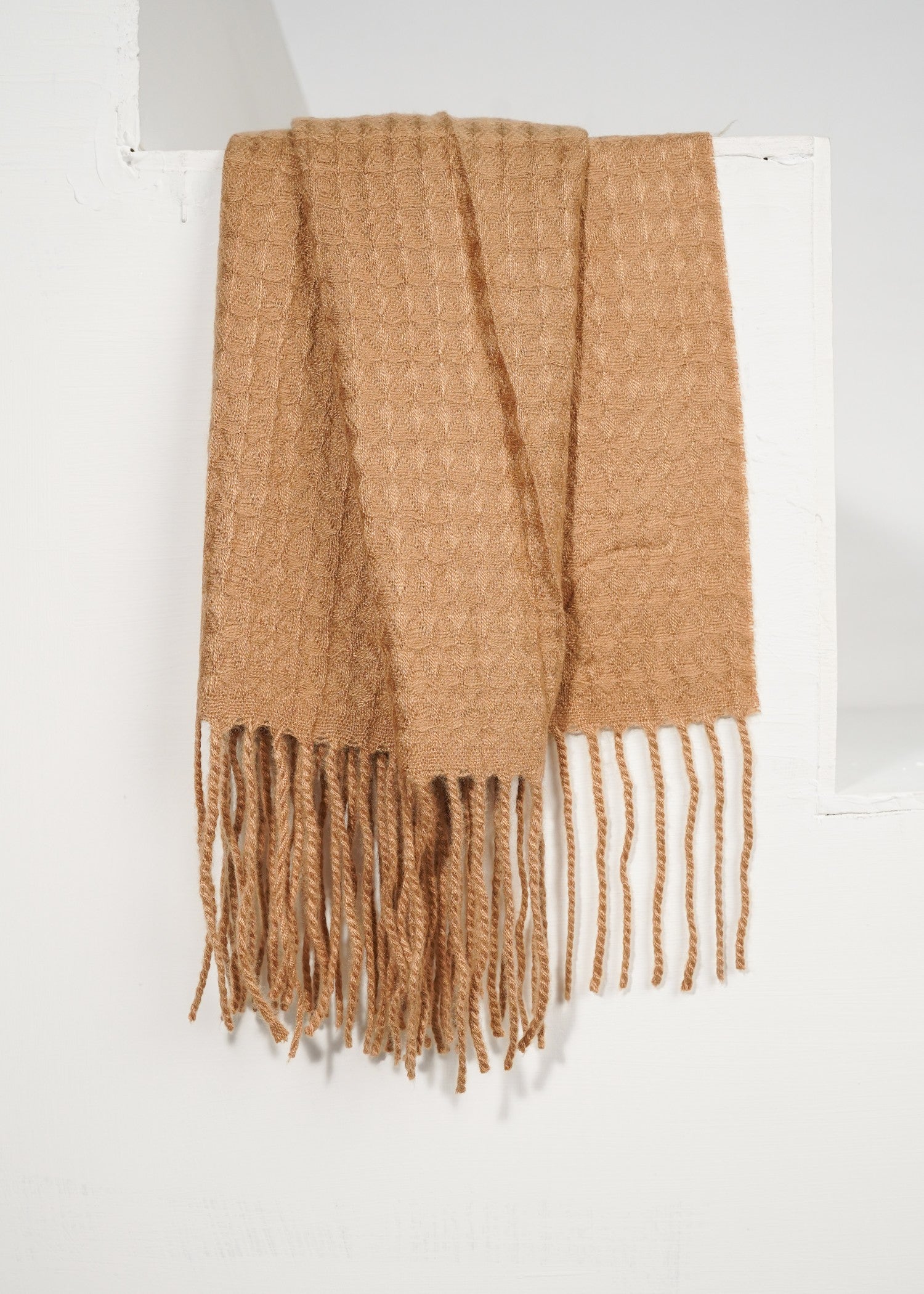 wool Hijab in Brown
