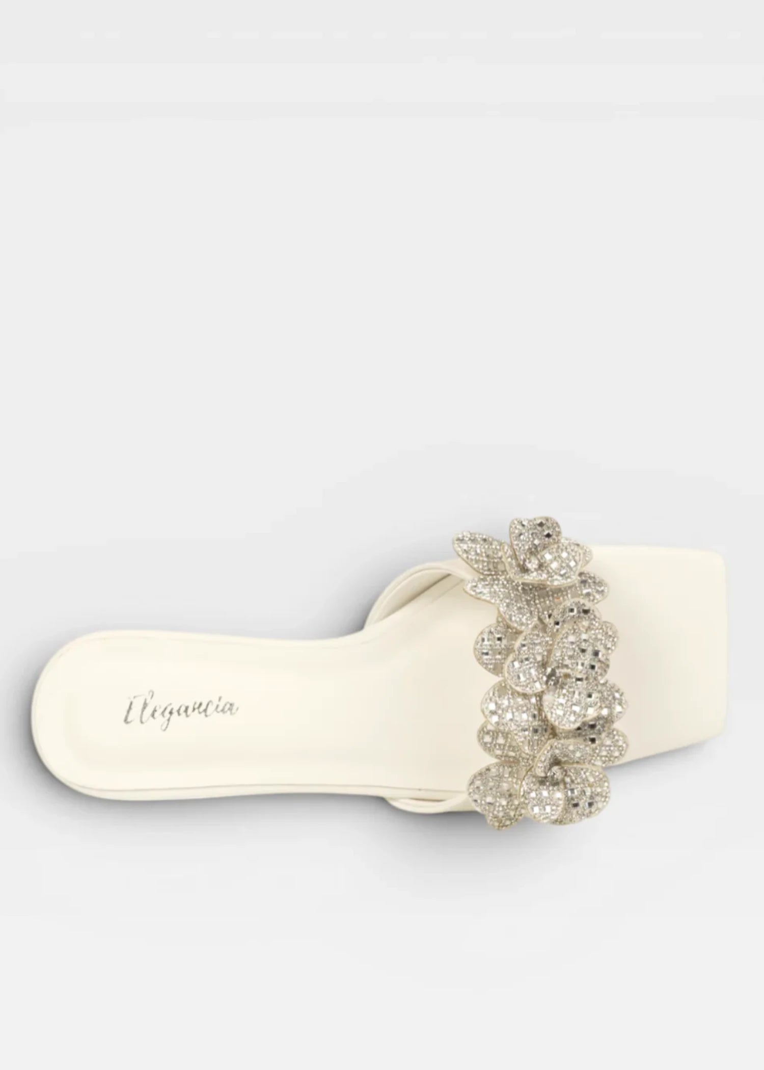 Slides in White by - High Quality Women Slides NKN0000