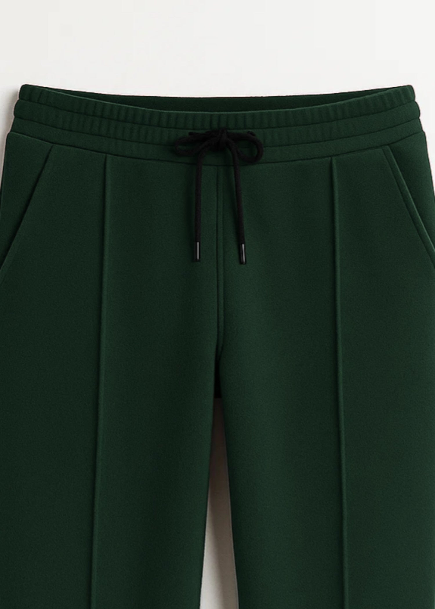 fleece Trousers in Dark green