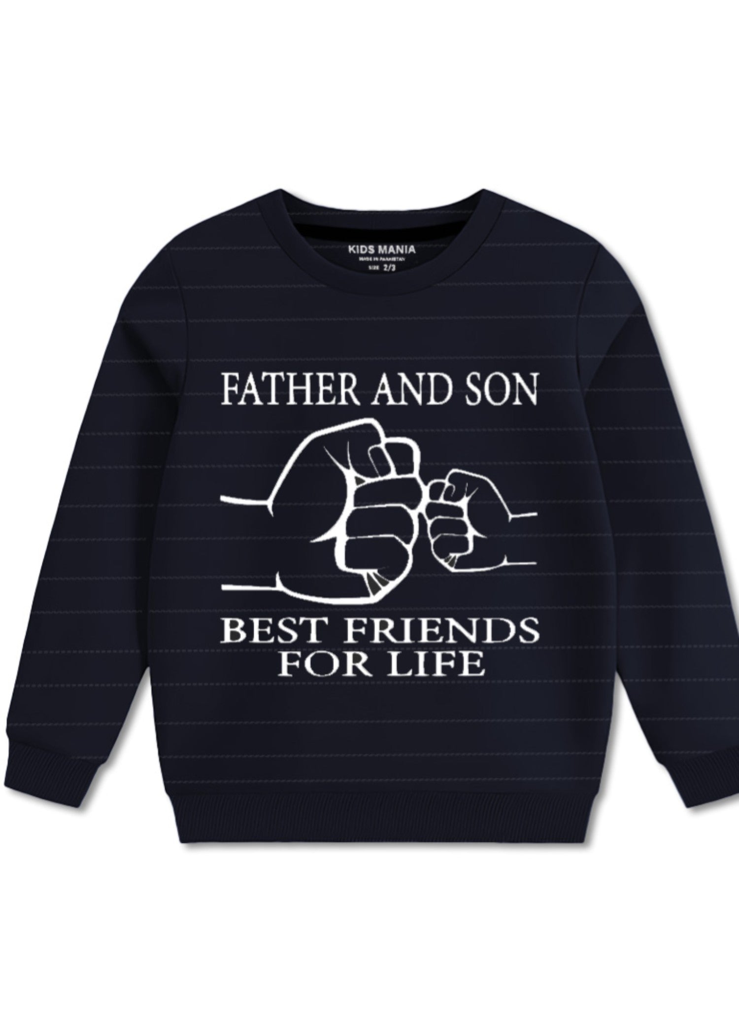 fleece Sweatshirt in Aegean blue