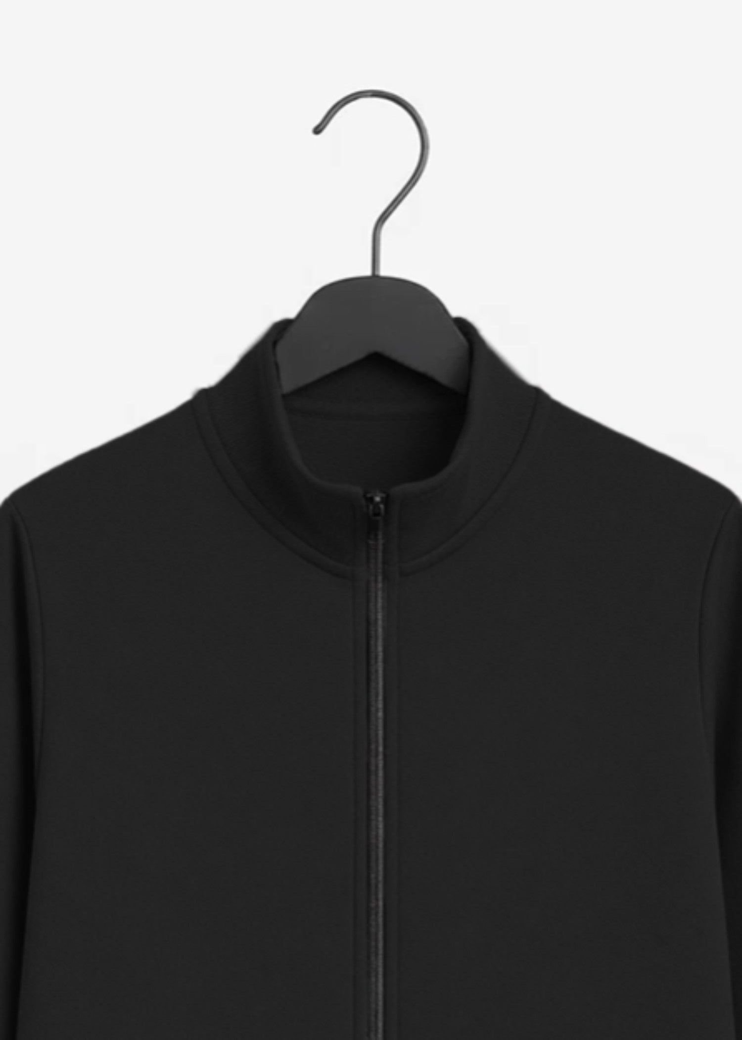 fleece Jacket in Jet black