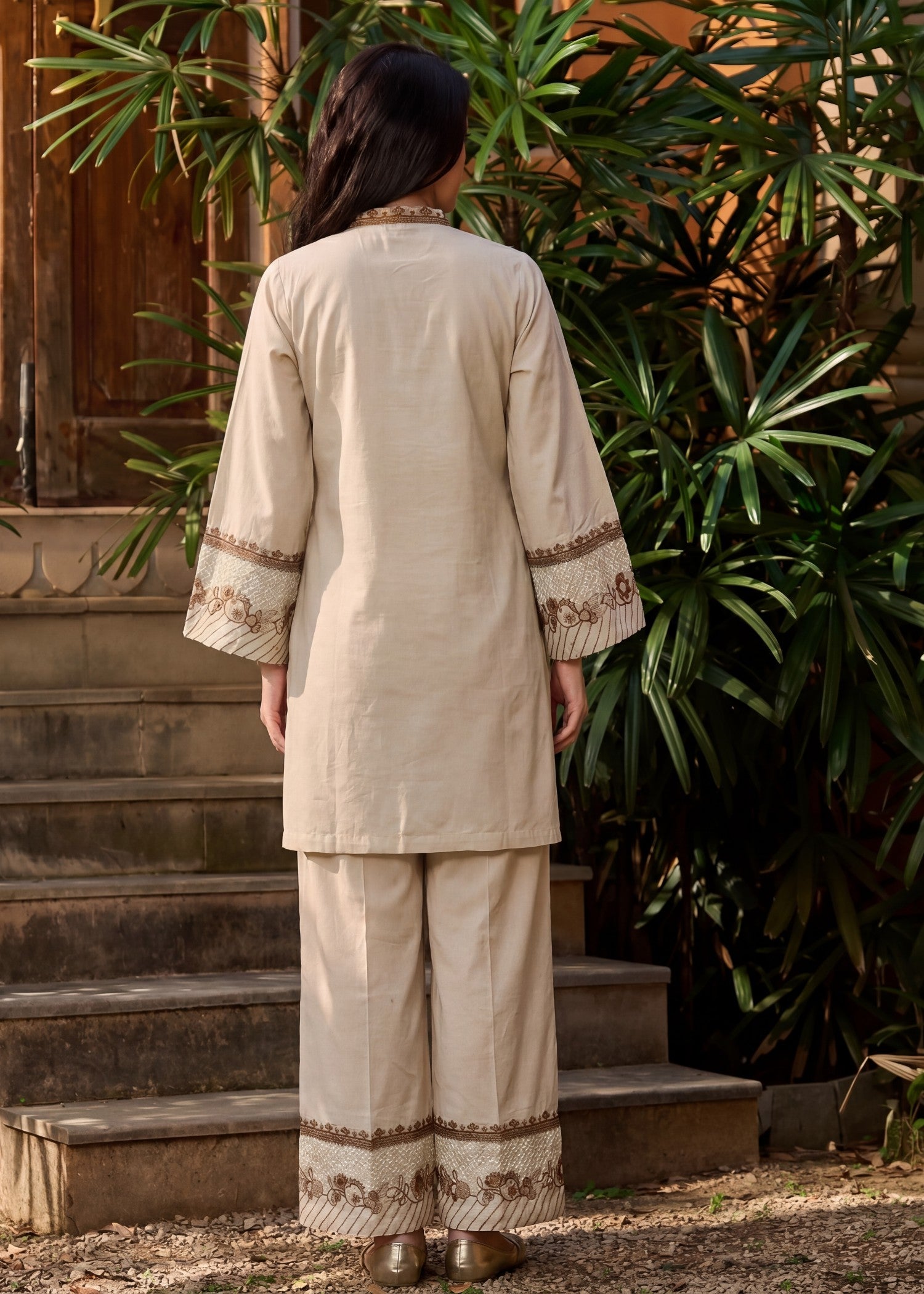 cotton Co Ord Sets in Ivory