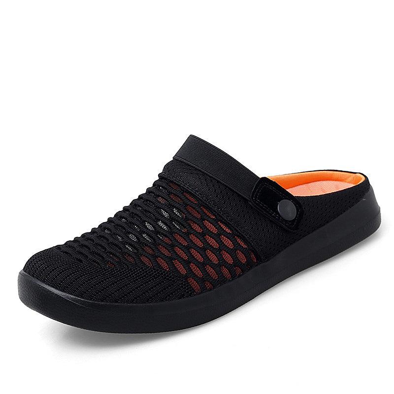 Baotou Half Slippers Flat Non-heel Lazy Fashion Casual Non-slip Sandals
