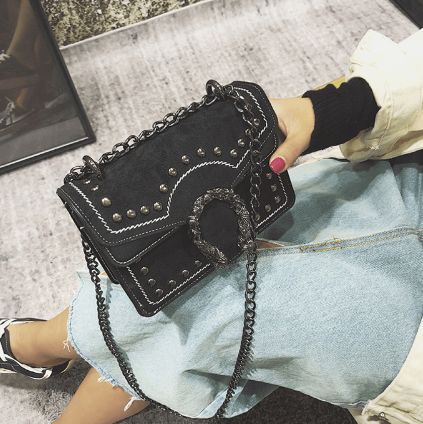 Cross body simple chain scrub bag shoulder