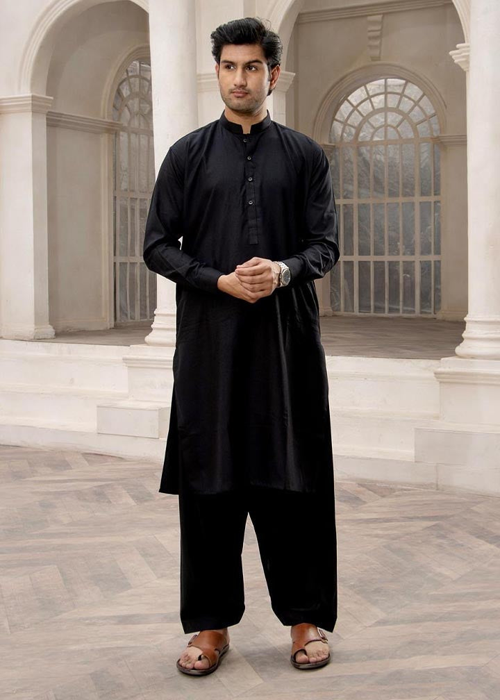 cotton Unstitched in Jet black