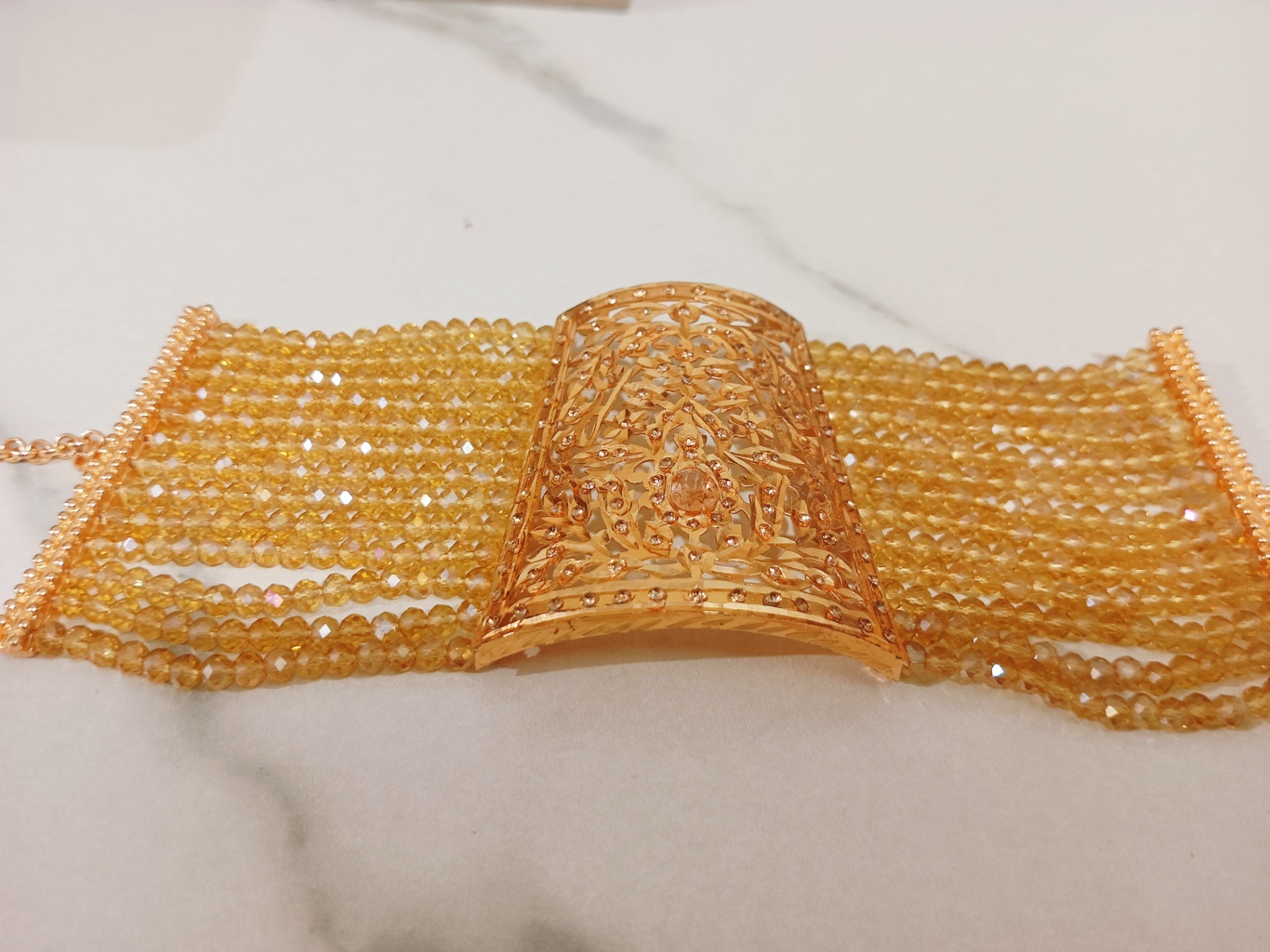 Bracelet in Mari gold Color by - Trendy Women Bracelet XKS5246