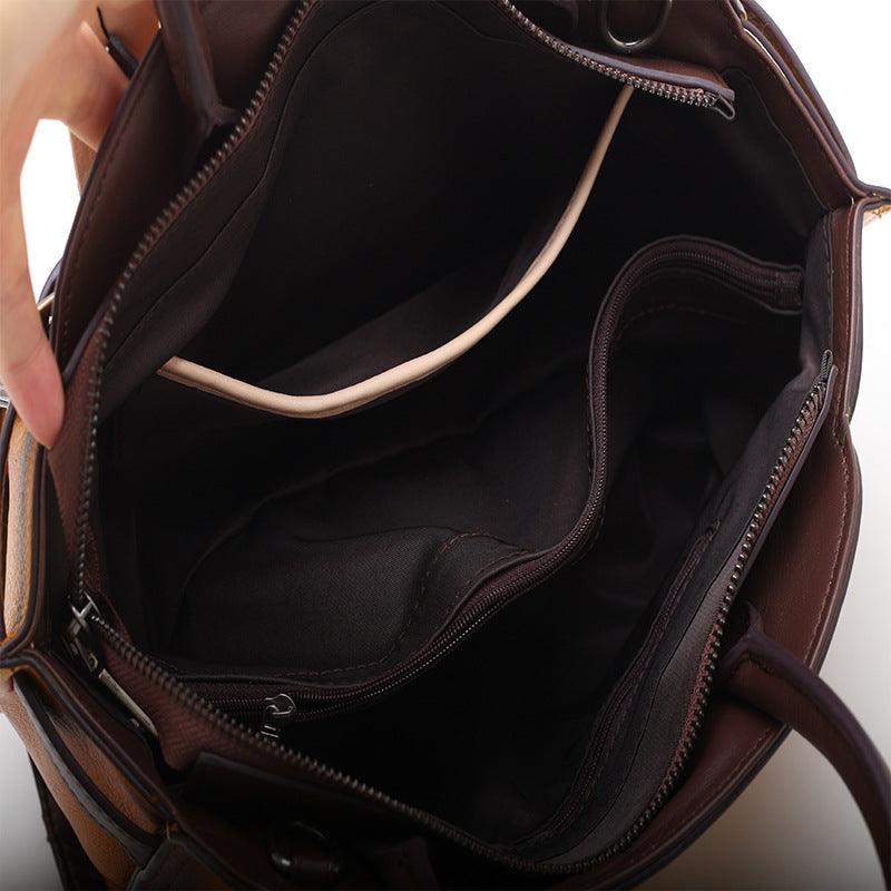 The First Layer Cowhide Dumpling Portable Shoulder Bag
