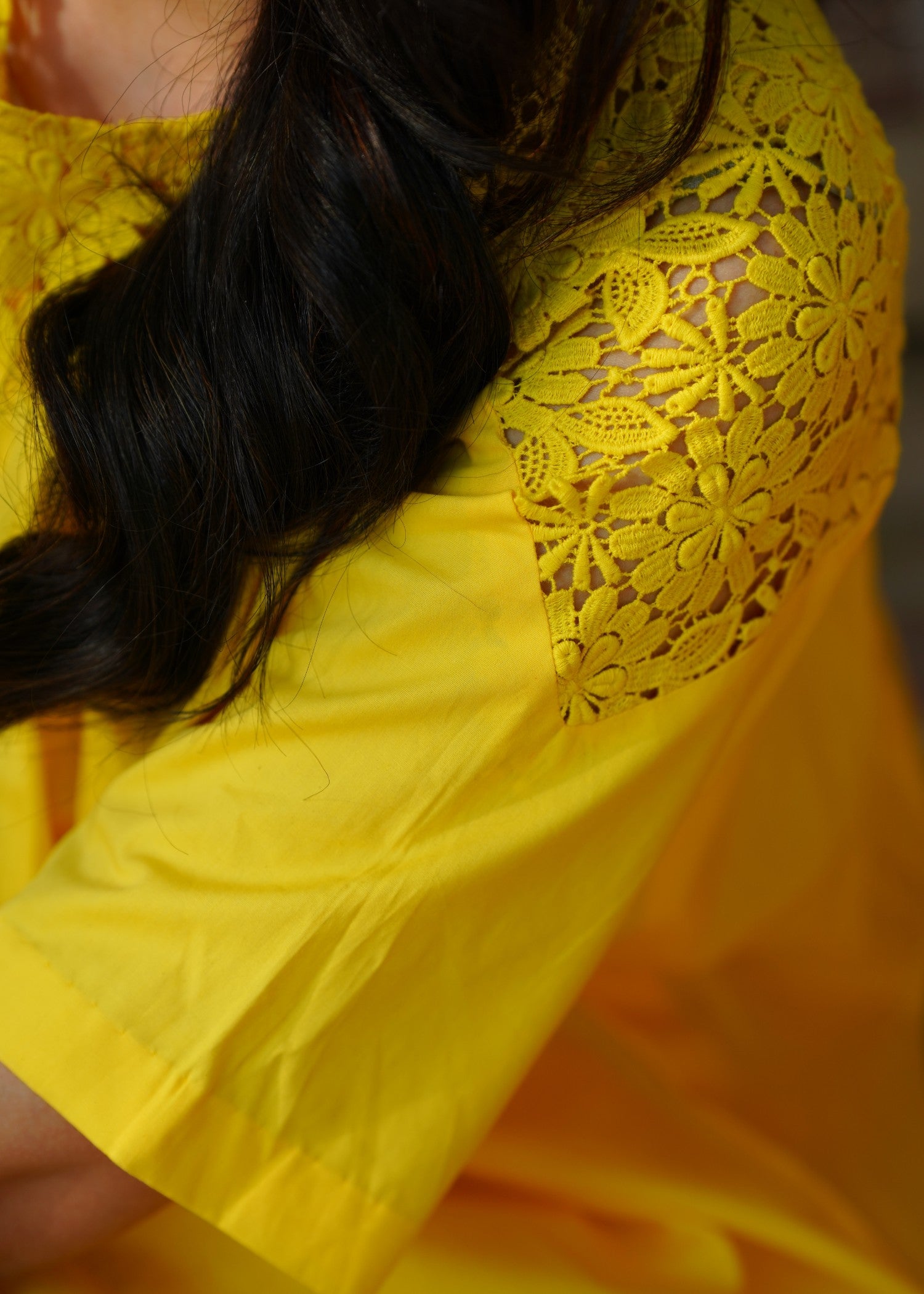 cambric Co Ord Sets in Saffron