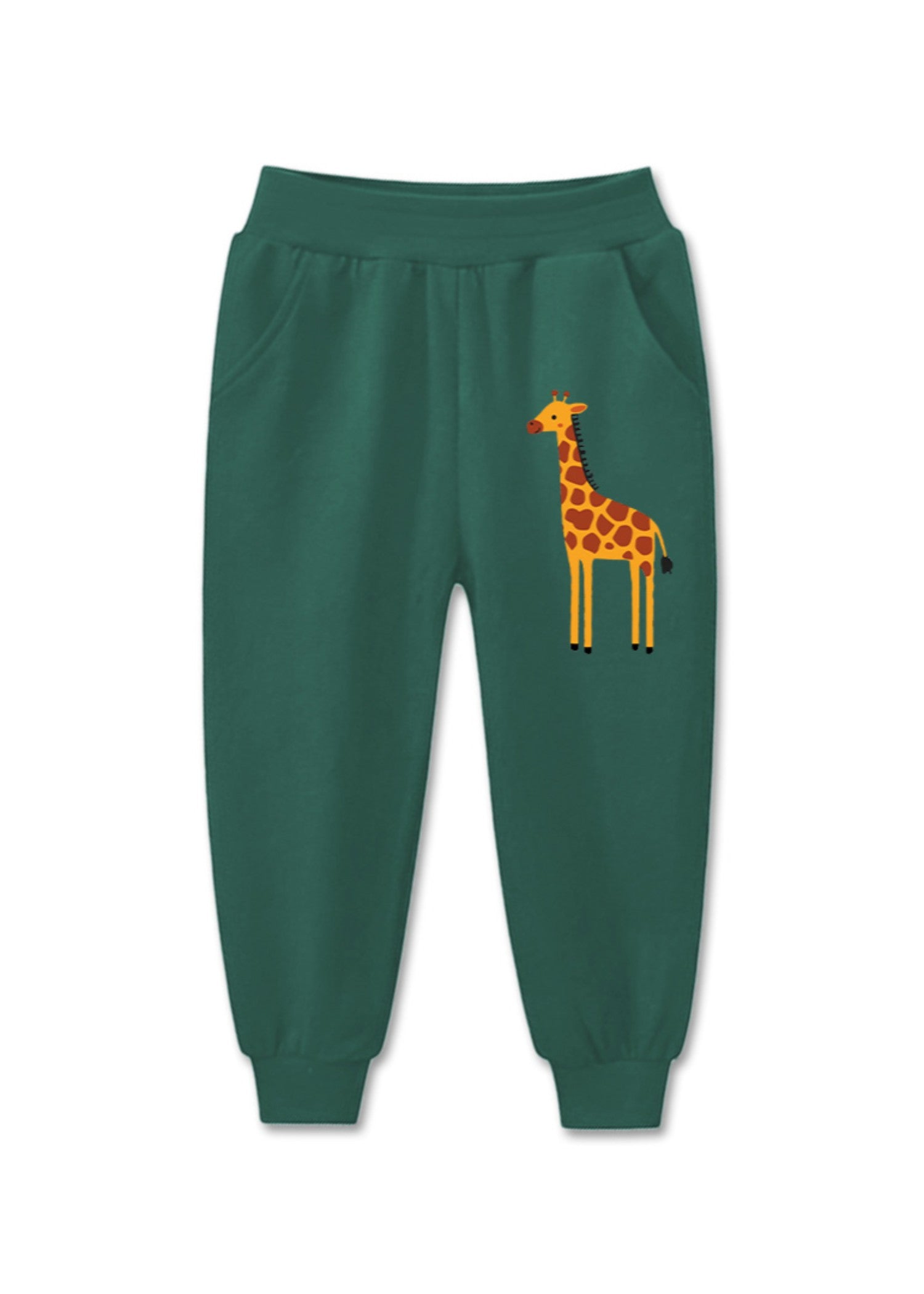 fleece Trousers in Green