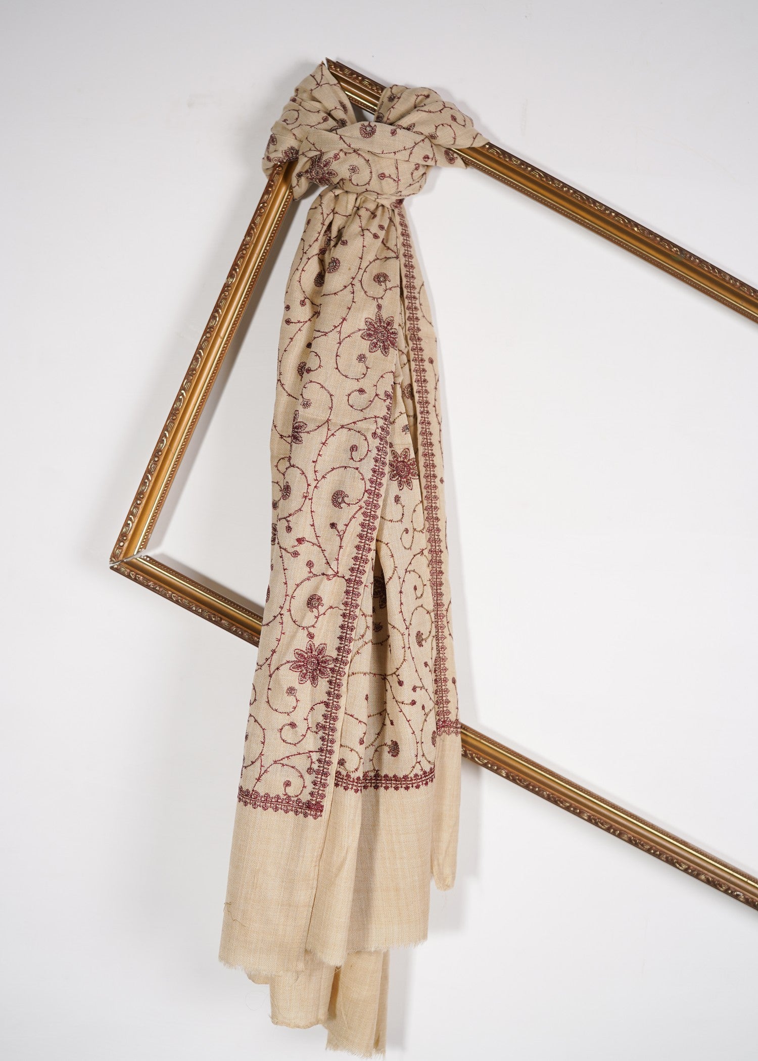 Shawl in Beige Color by - Trendy Women Shawl CRS9732