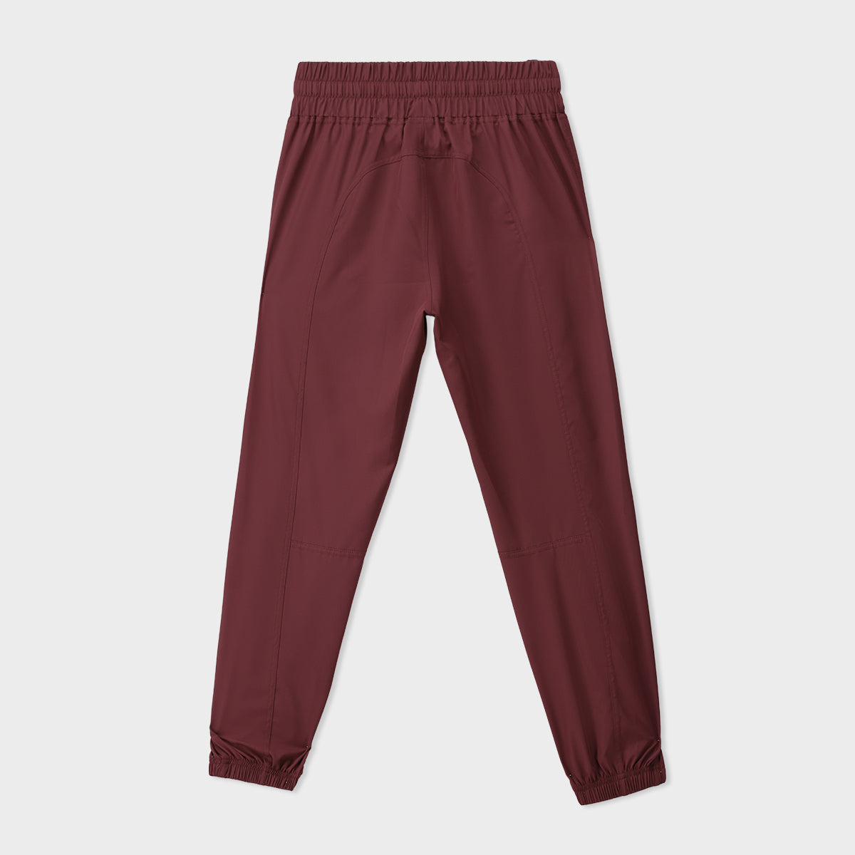 polycotton Trousers in Maroon