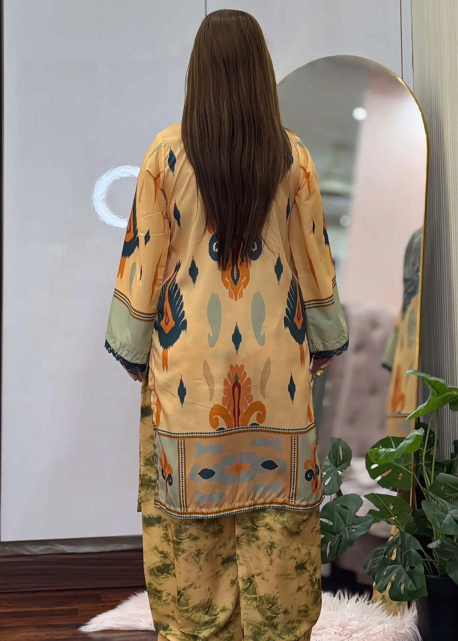 grip Kurta Set in Multi