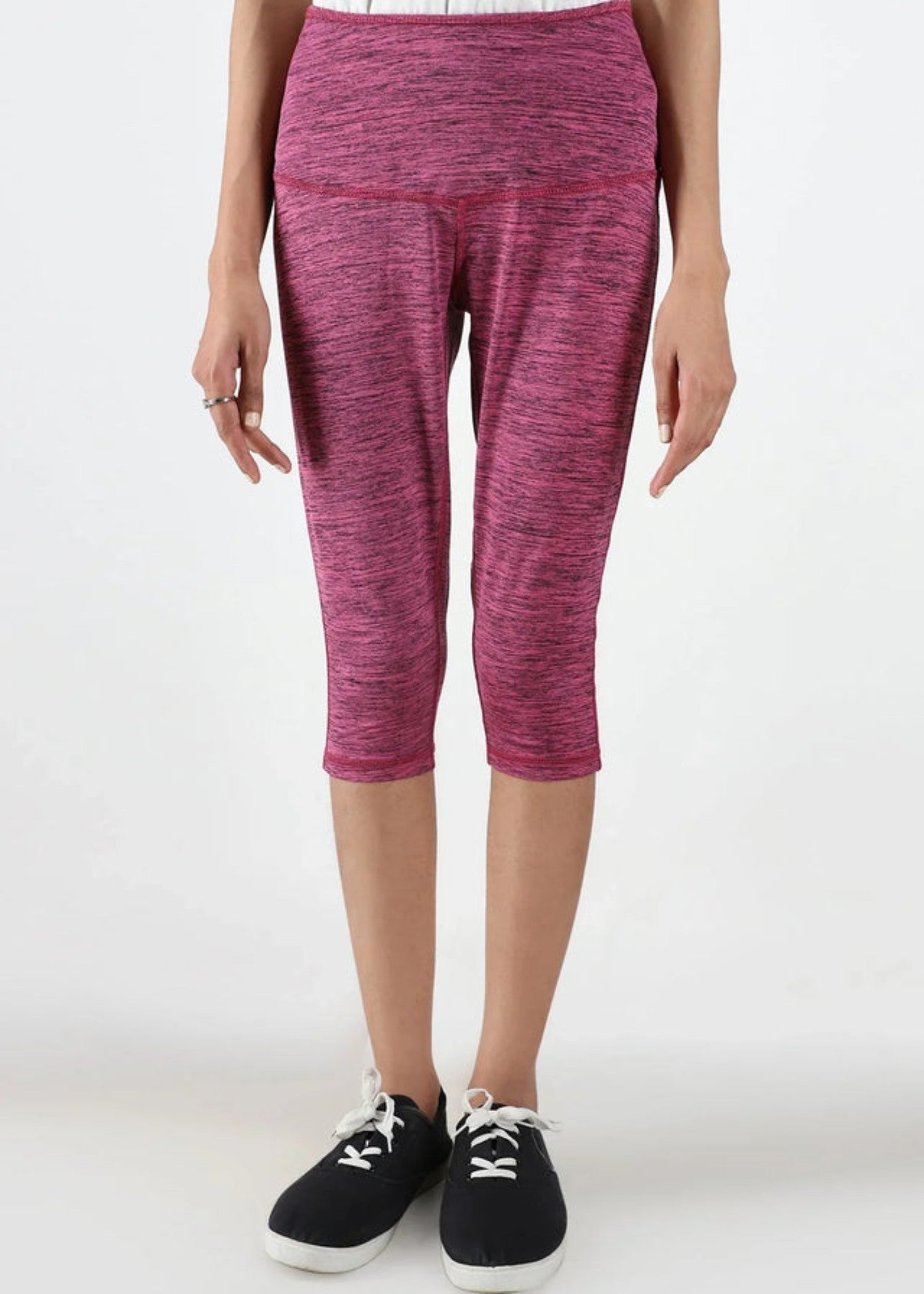 polyester Shorts in Raspberry pink