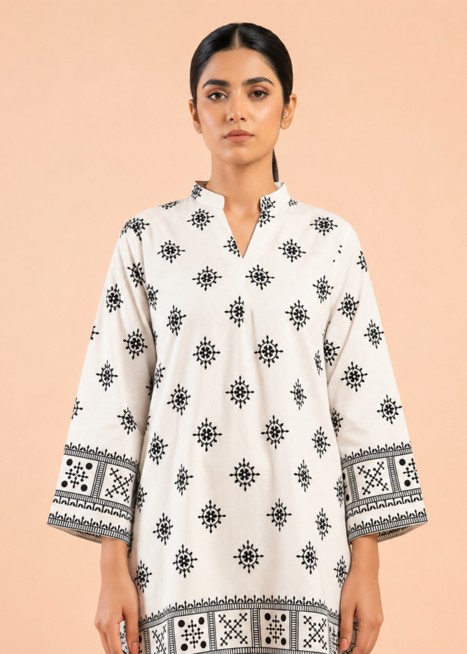 linen Co Ord Sets in White, jet black