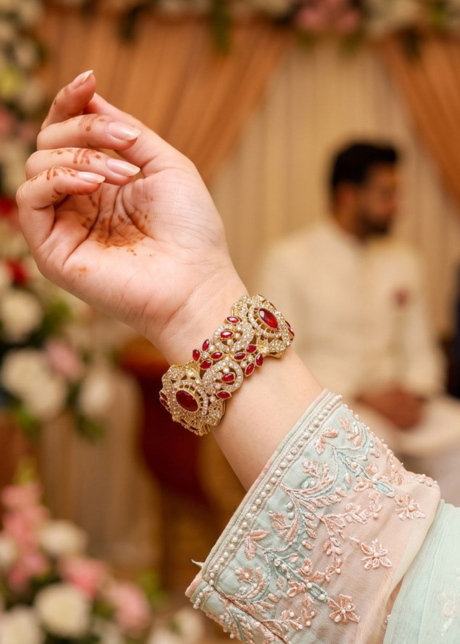 Bangles in Ruby red Color by - Trendy Women Bangles VXW2936