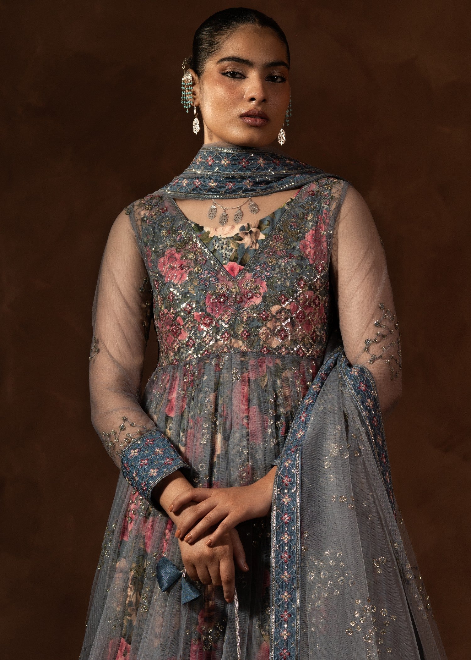 net Maxi in Cool grey