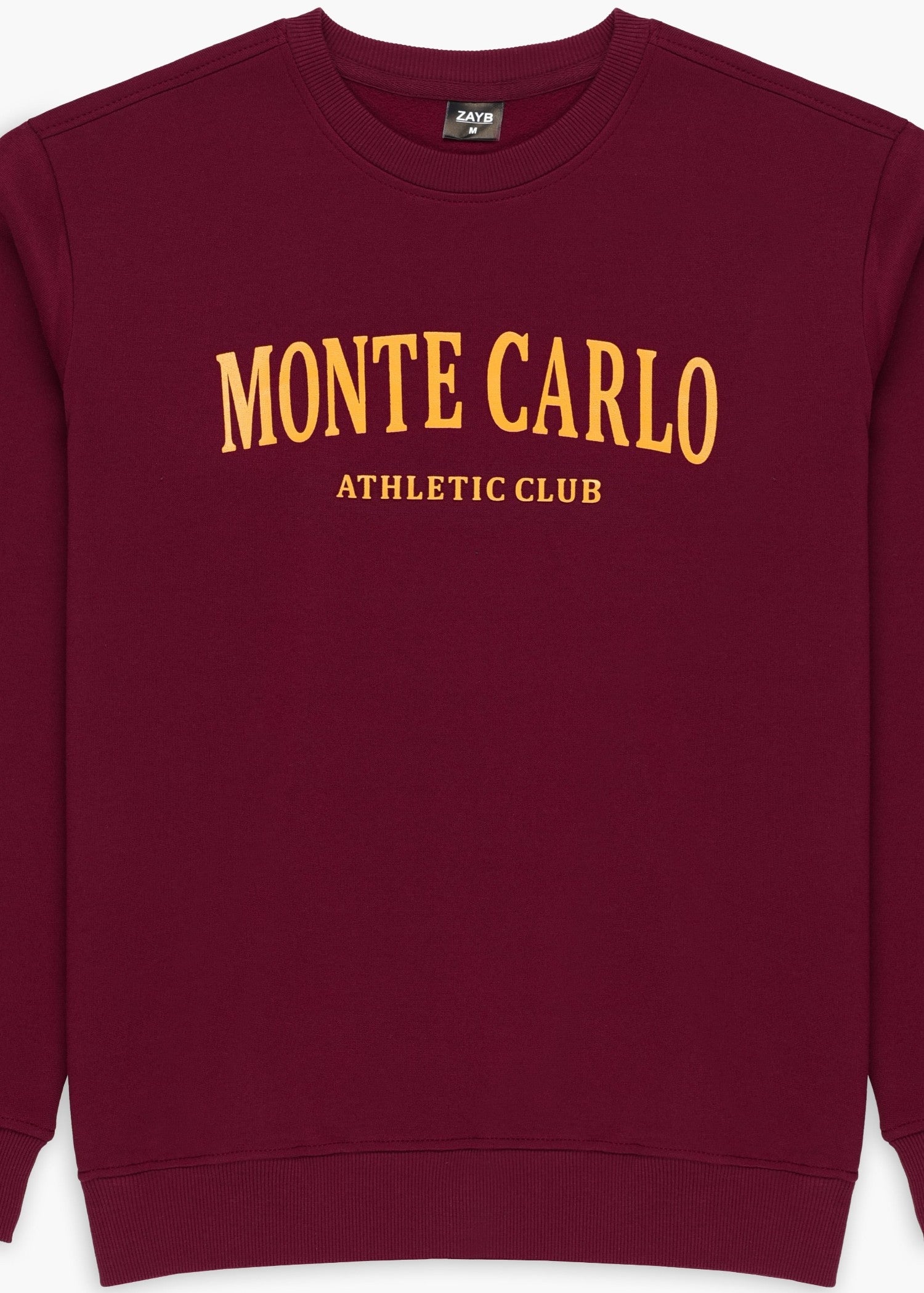 polycotton Sweatshirt in Blood red