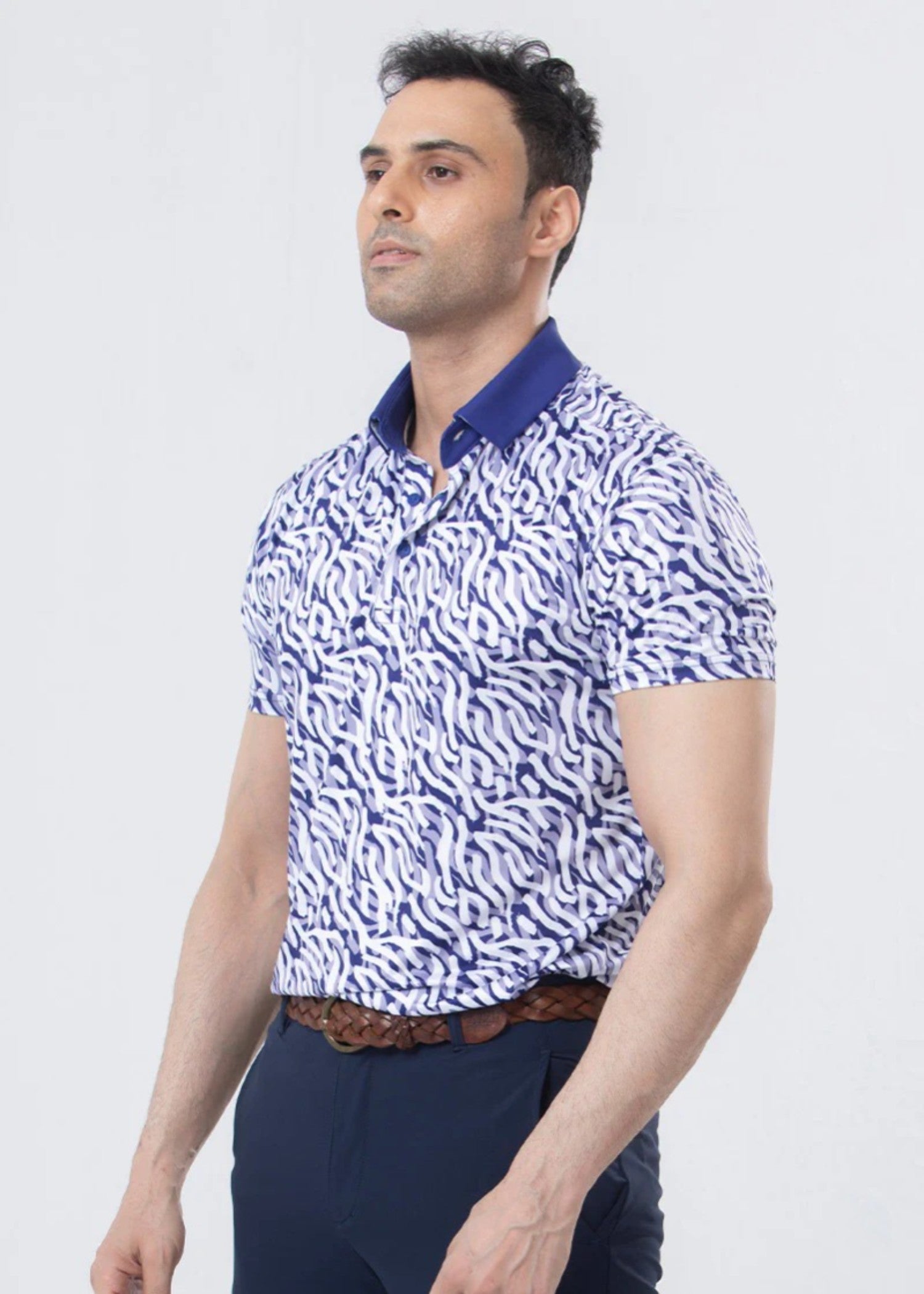 polycotton Polo Shirt in Multi