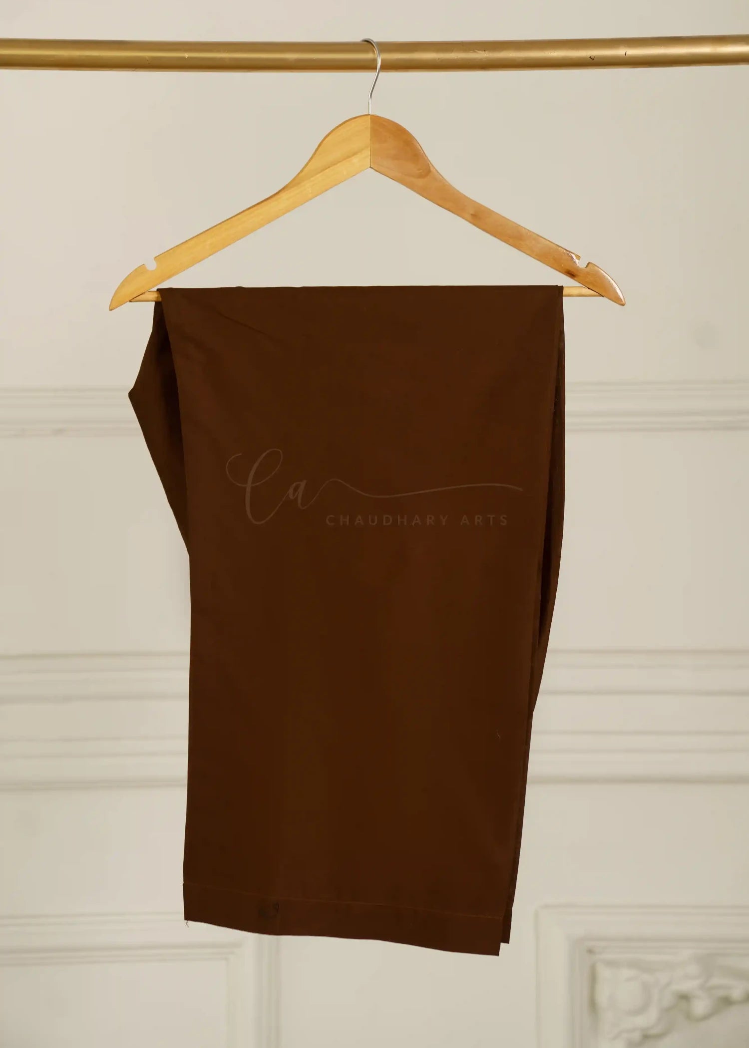 cotton Kurta Set in Hazelwood brown