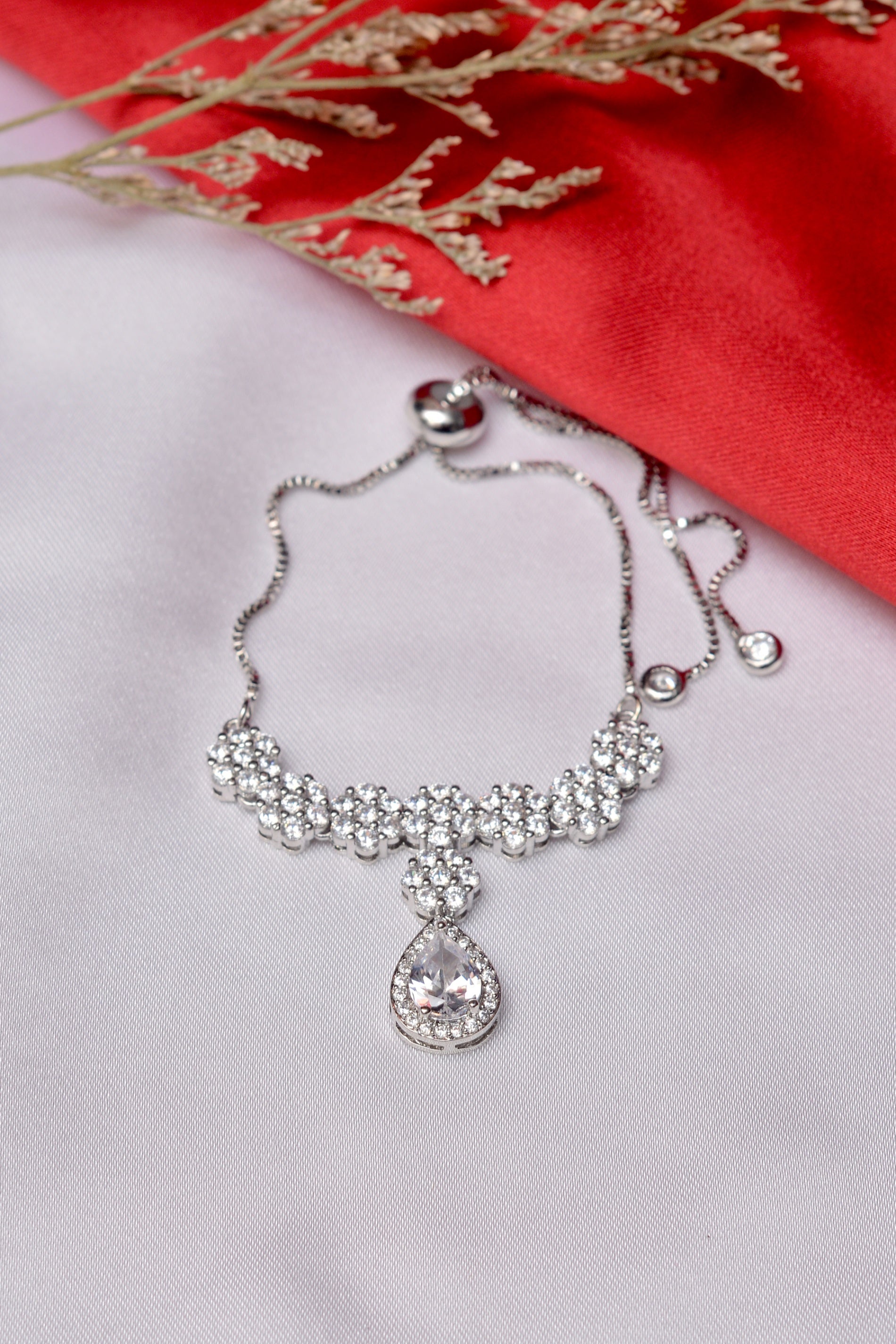 Bracelet in White Color by - Trendy Women Bracelet BBS1228