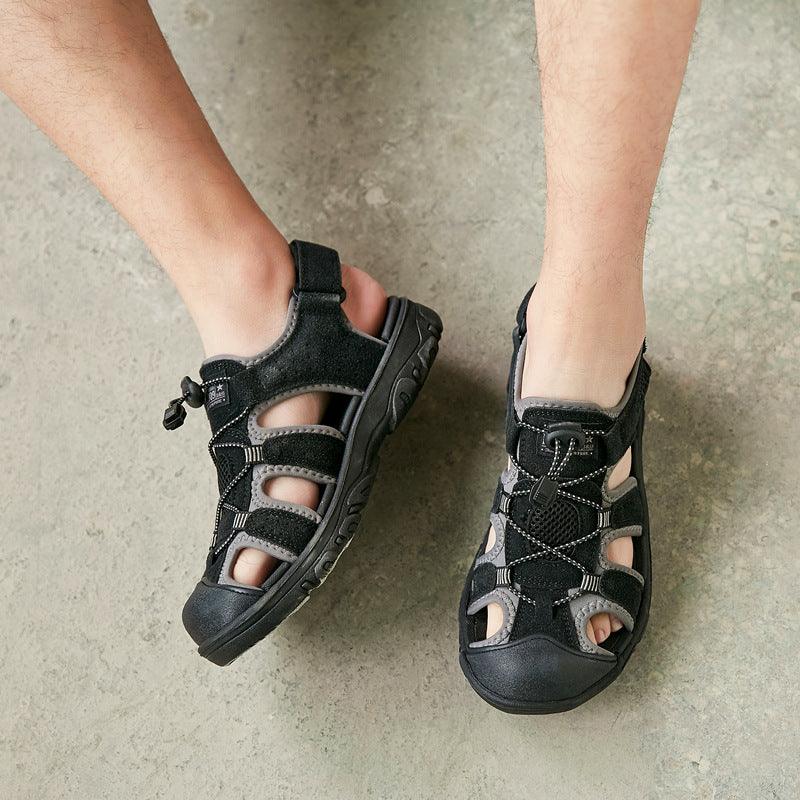 Hiking Men's Beach Shoes Casual Soft Platform Non-slip Sandals