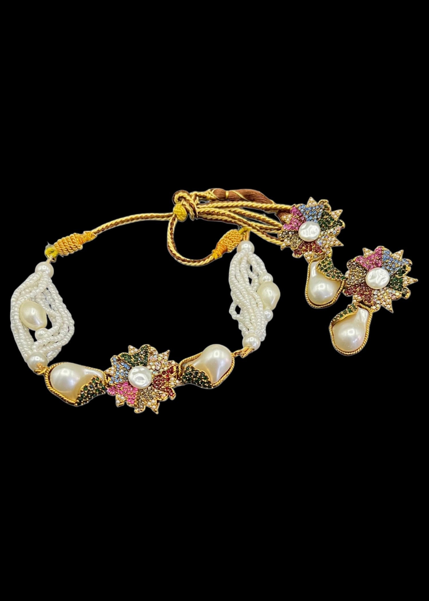 Jewelry Set in Multi Color by - Trendy Women Jewelry Set REY0878