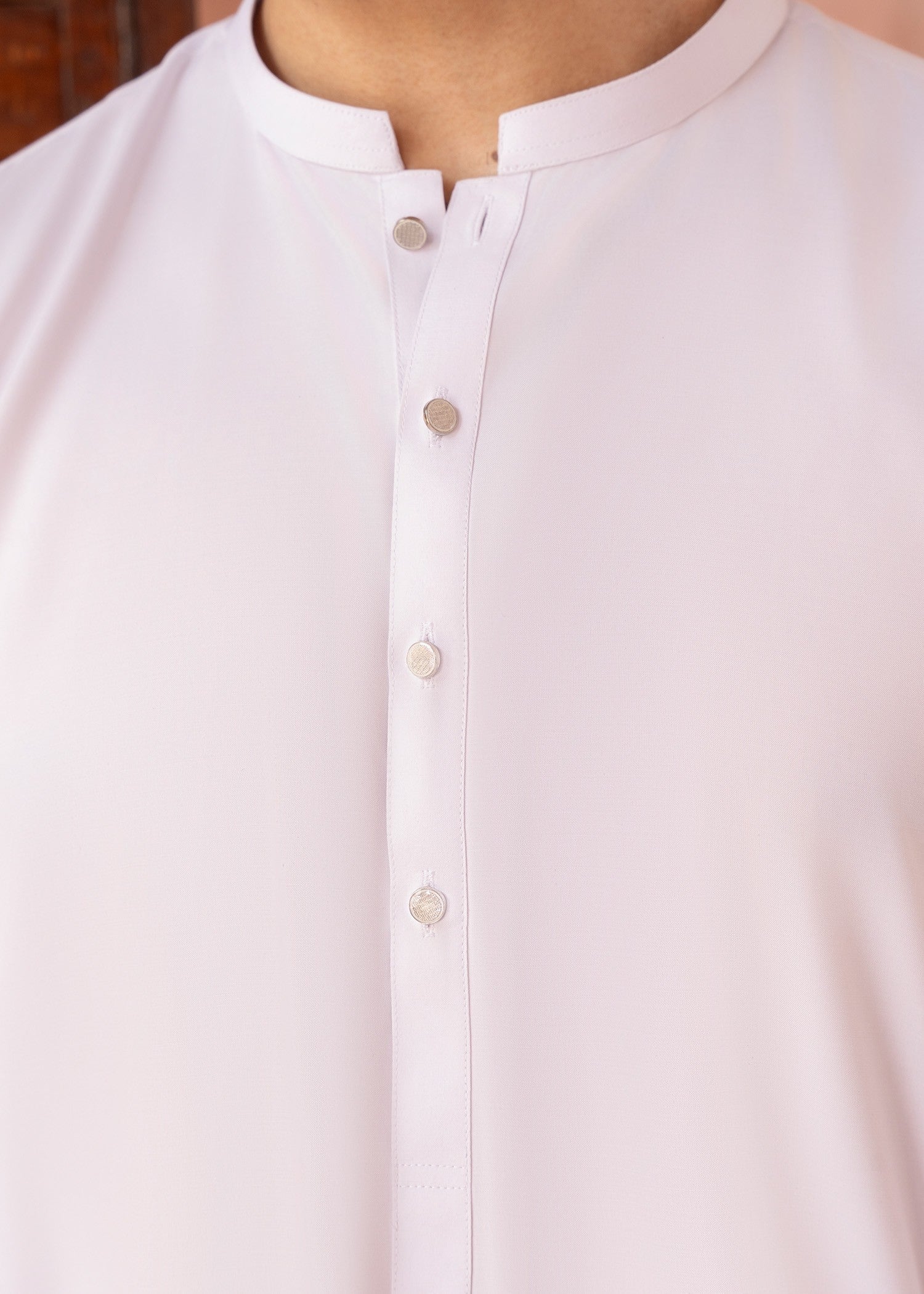 wash & wear Shalwar Kameez in Pearl white by Buraq