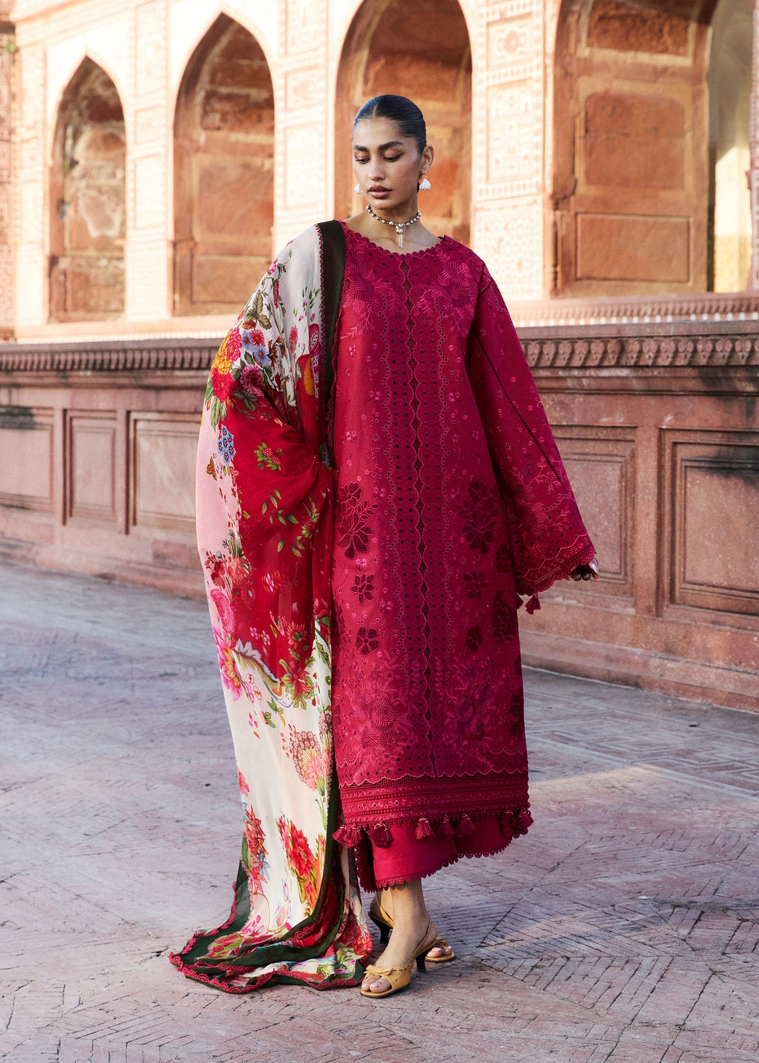 Zan Festive Luxury Lawn – Qermez