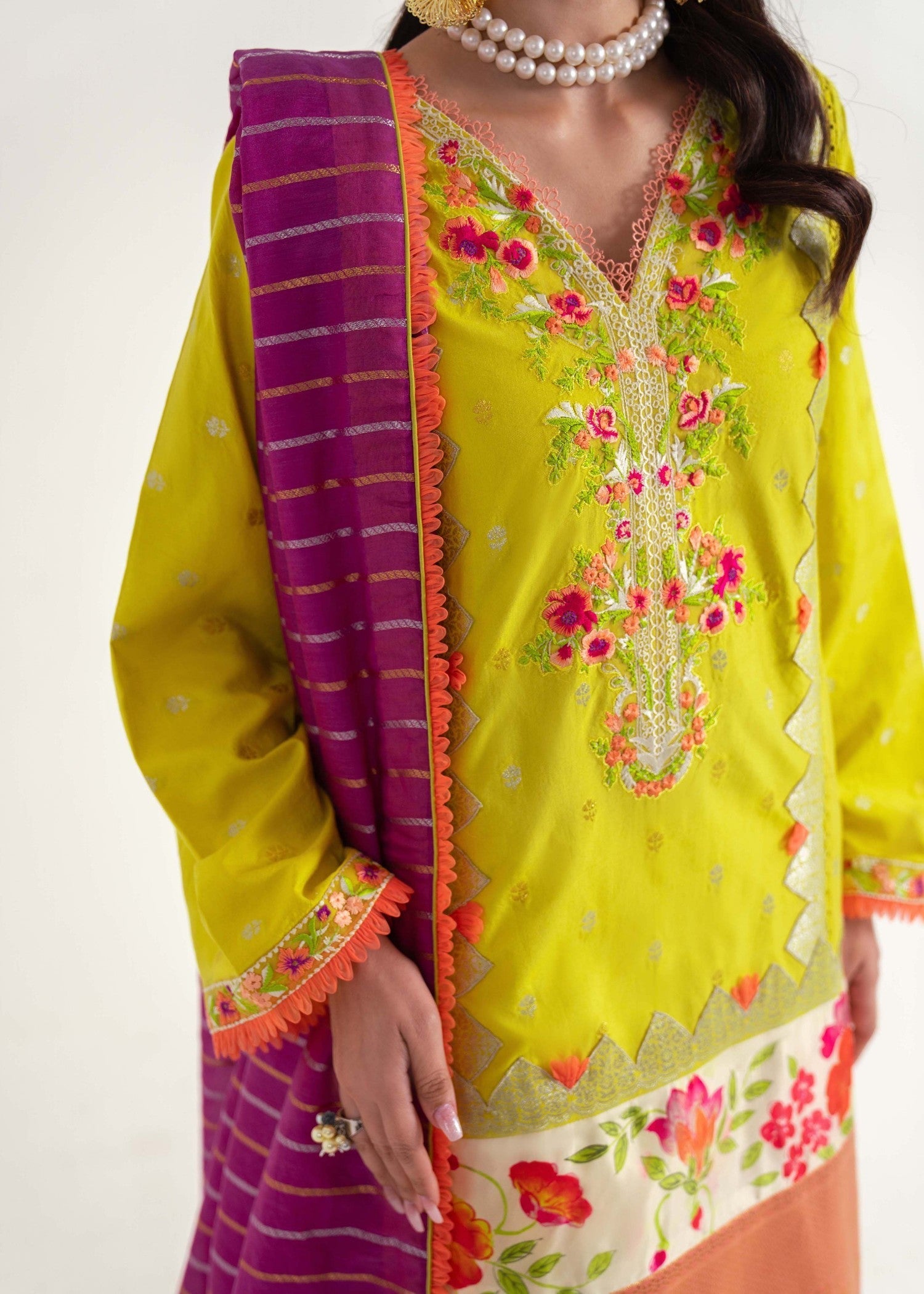 jacquard Unstitched in Lemon
