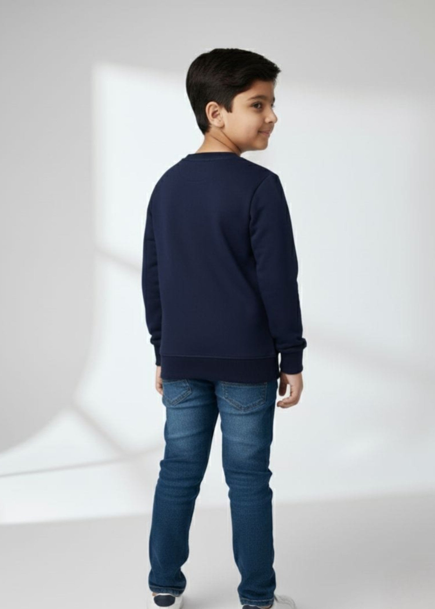 fleece Sweatshirt in Midnight blue