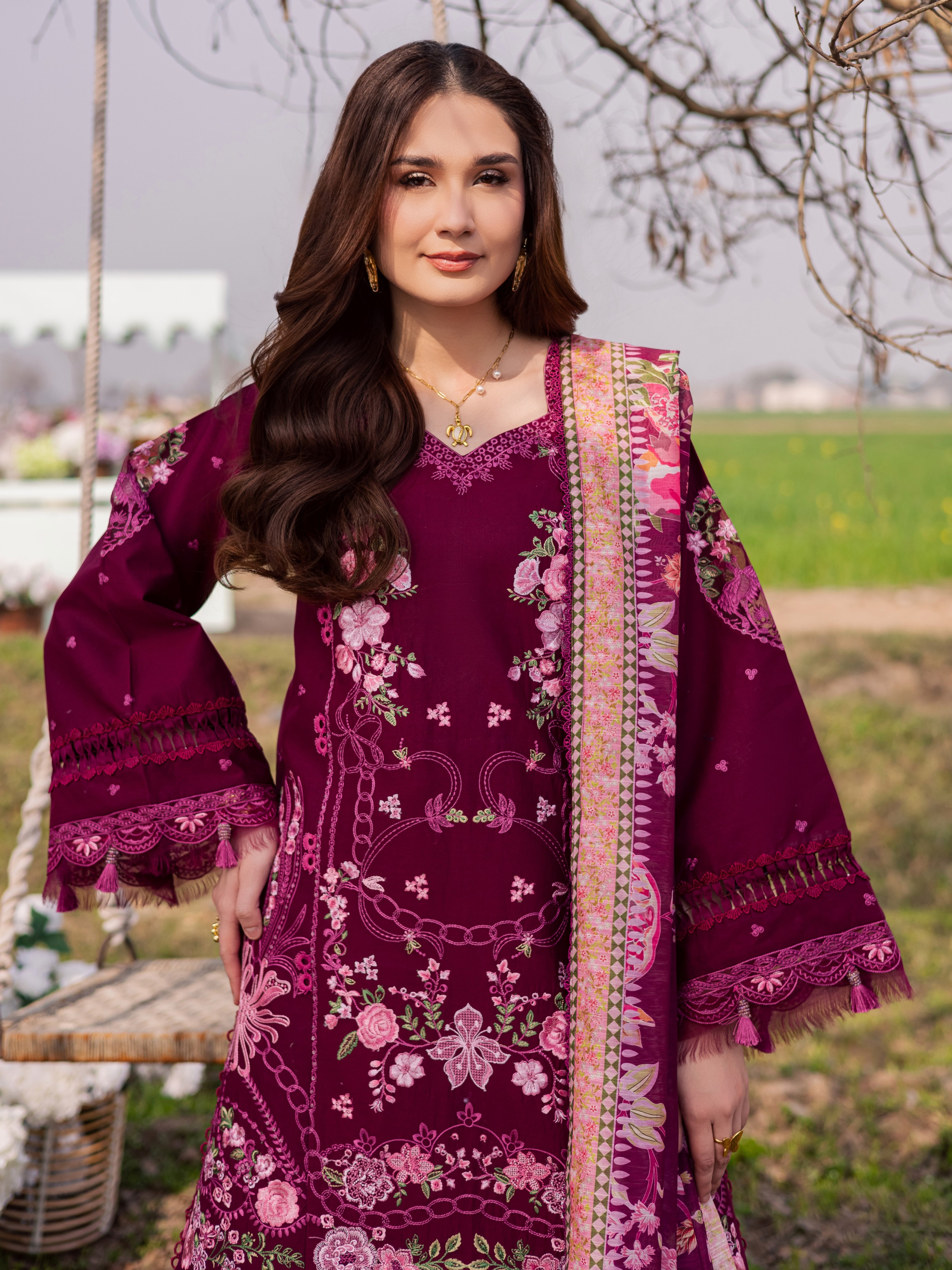 Dil-e-Raqsum Lawn – DQ-07