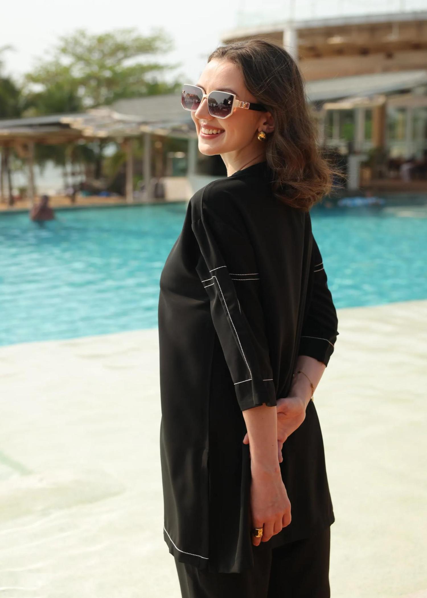 polycotton Co Ord Sets in Black