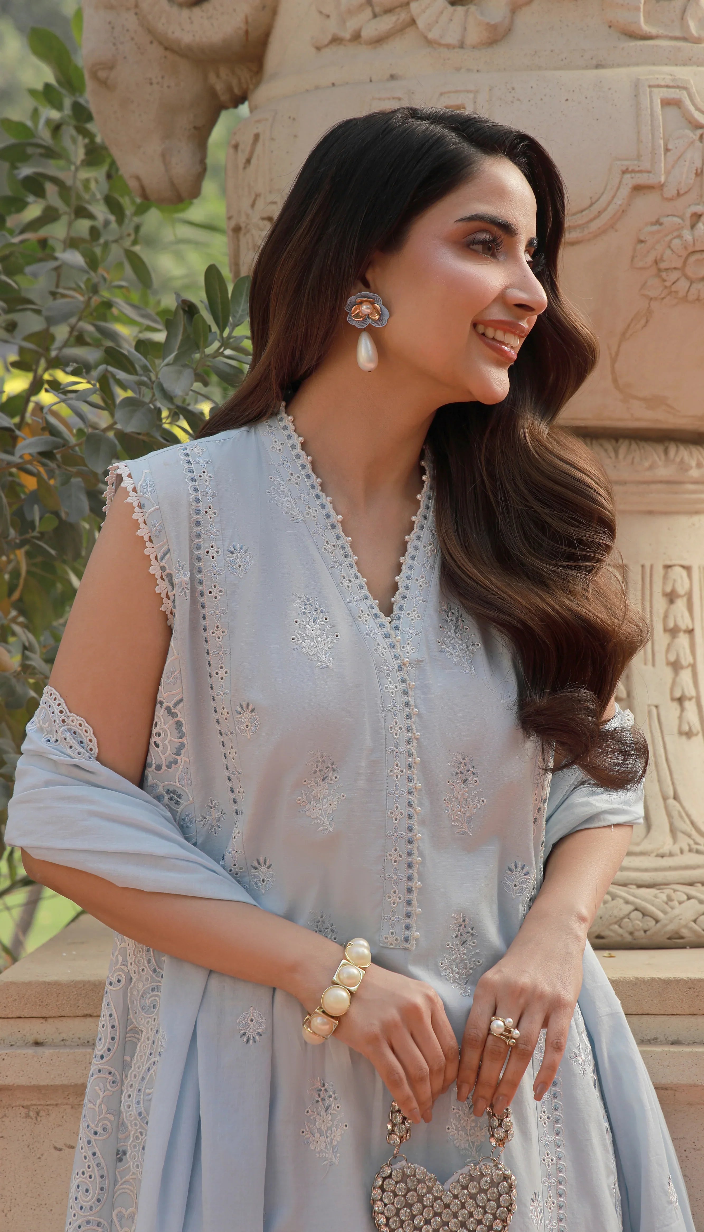 Summer –Embroidered Chikankari Suit LG-RL-0380