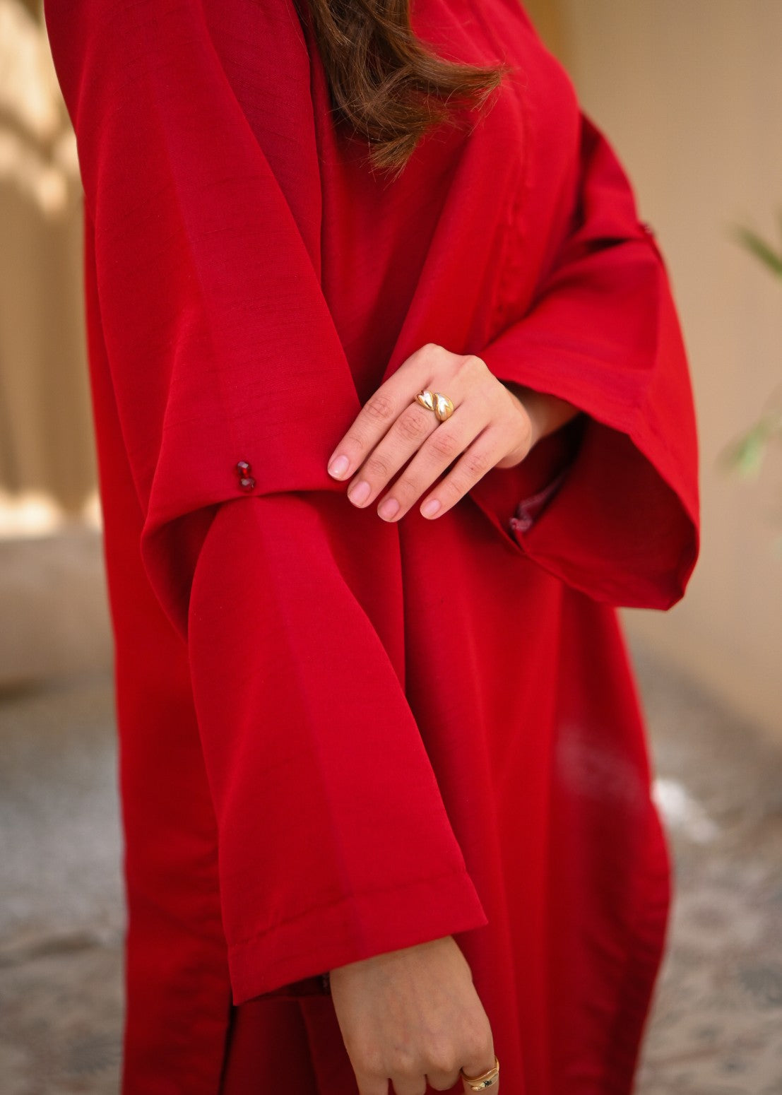 raw silk Co Ord Sets in Red