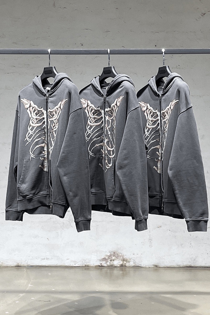 Distressed Cardigan Sweater Tide Brand Hooded Jacket