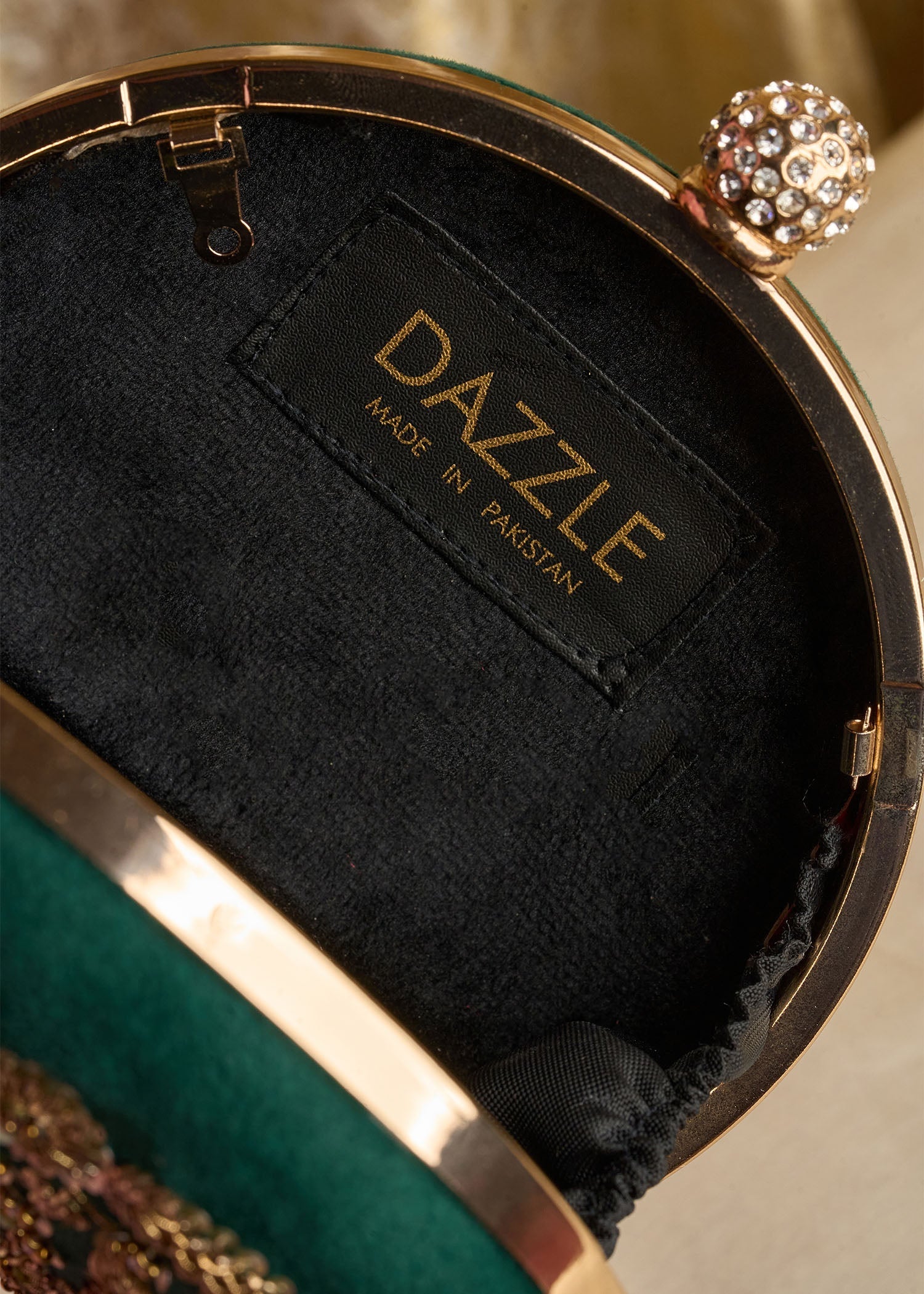 Clutch in Green Color by - Trendy Women Clutch OSJ9445