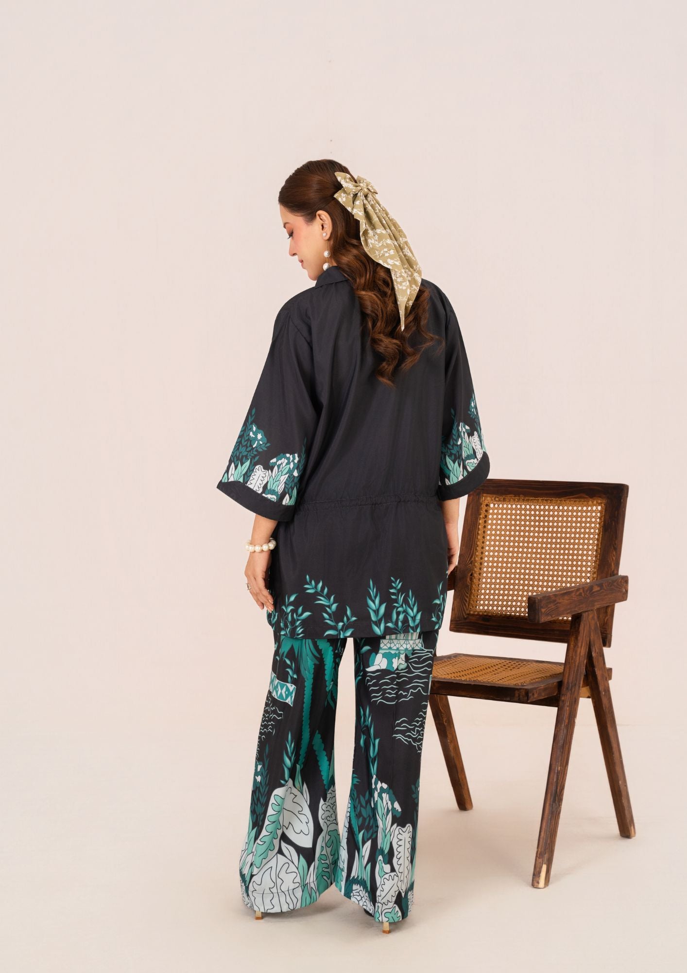 swiss cotton Co ord Sets in Black