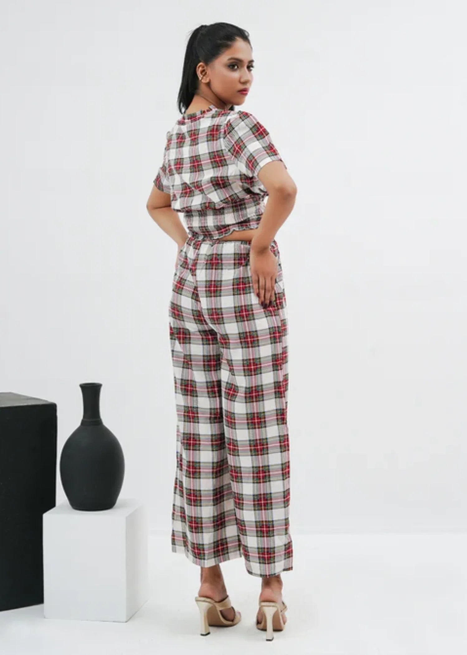 chiffon Co Ord Sets in White