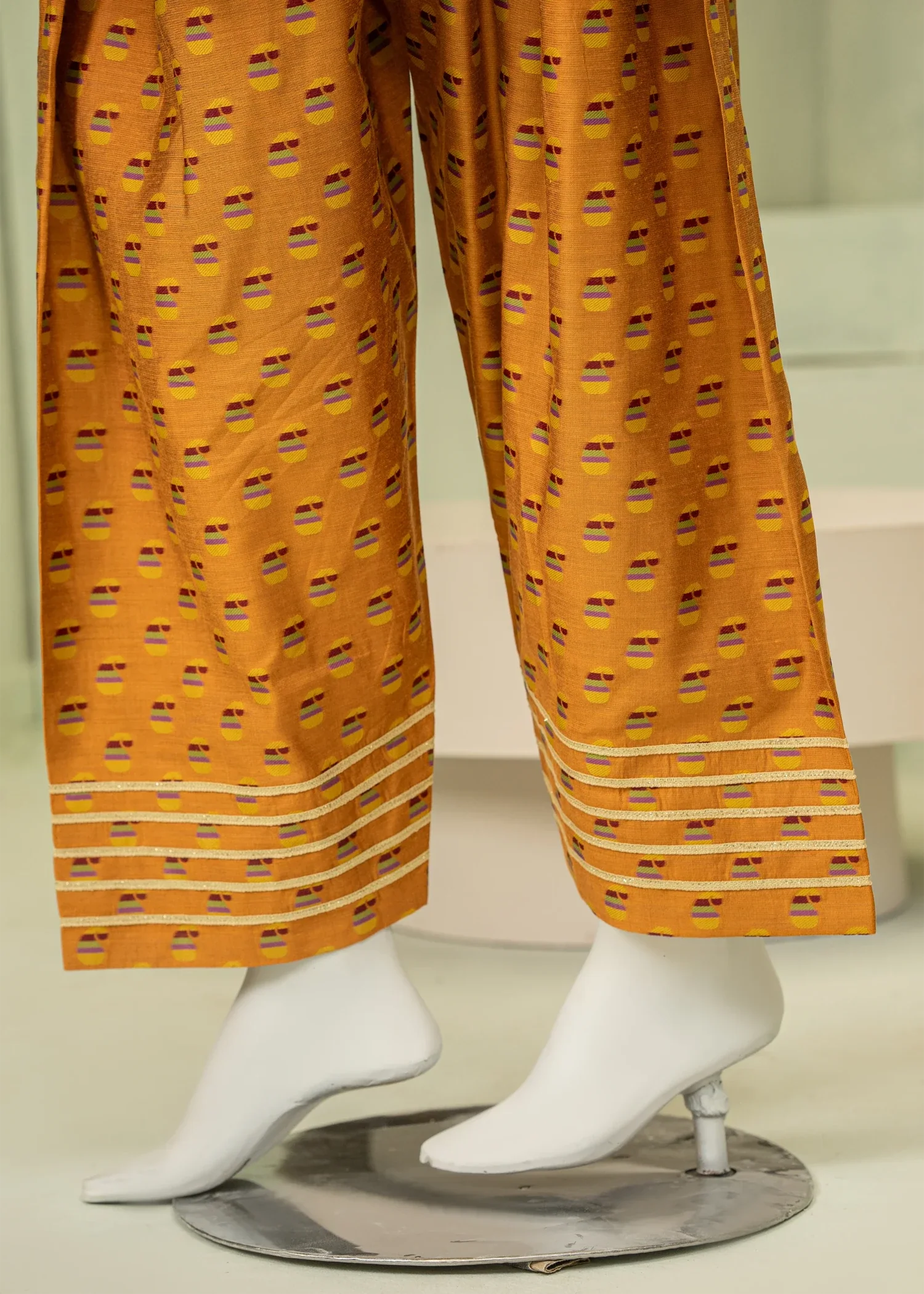 viscose Co Ord Sets in Mari gold, honey