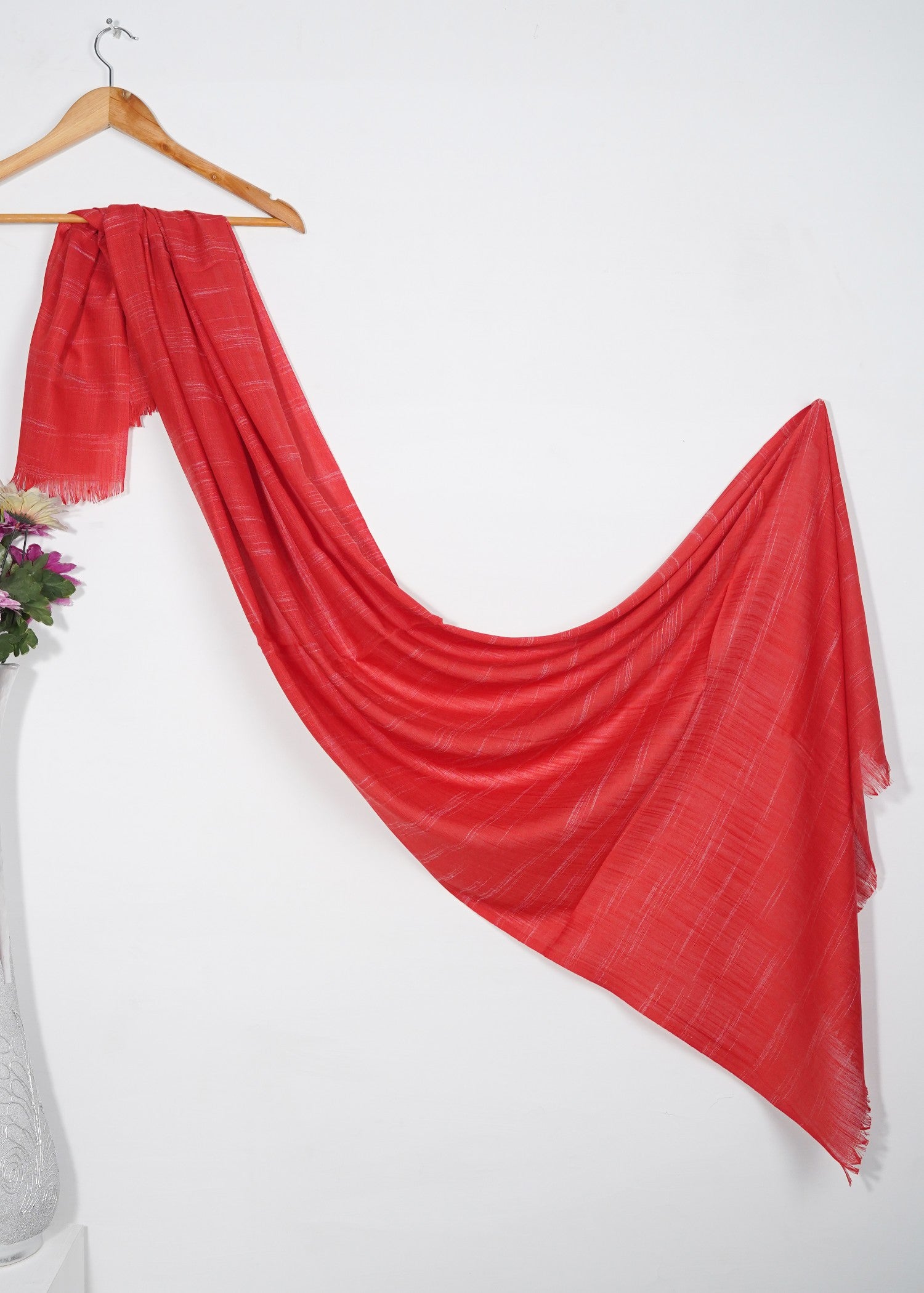 lawn Hijab in Red