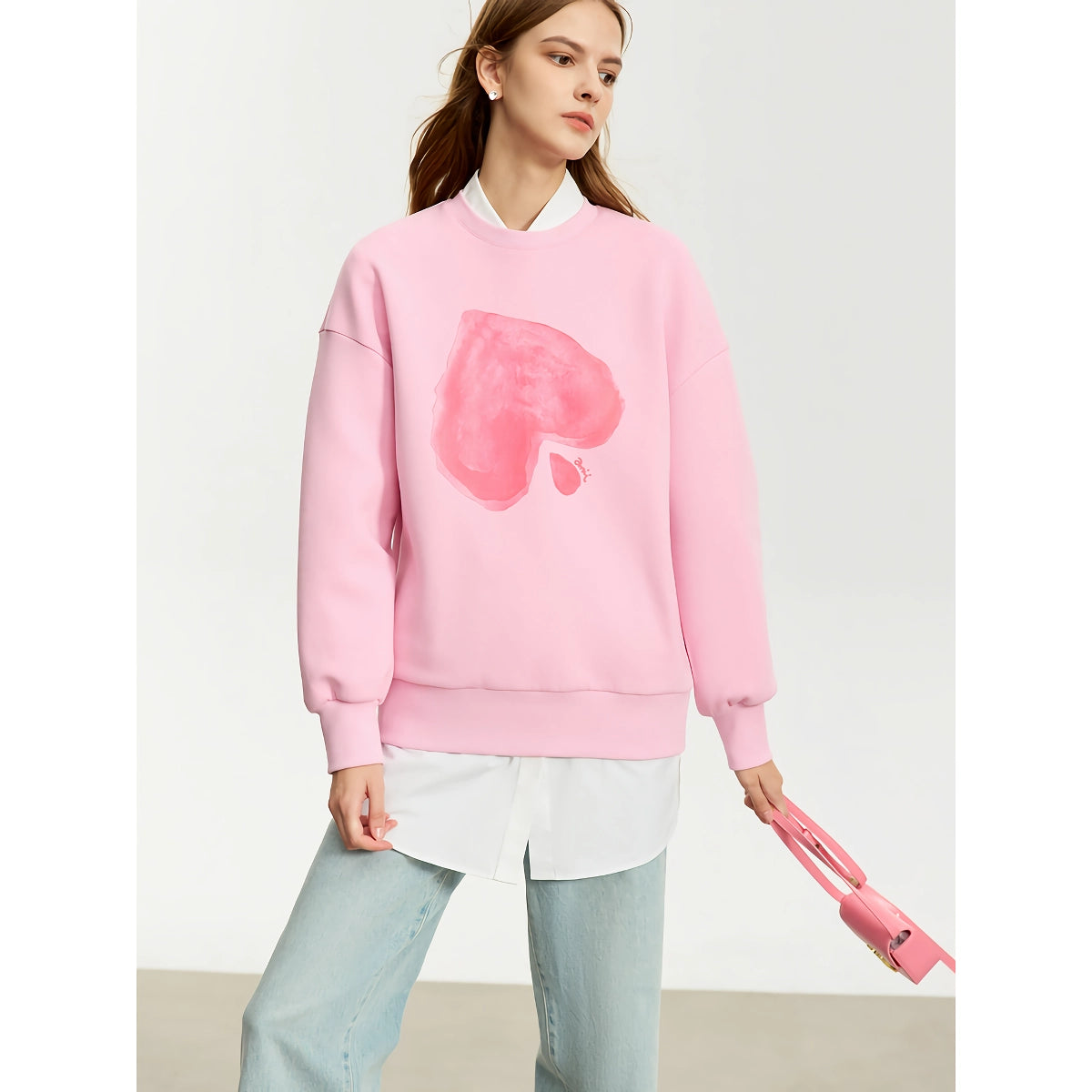 Women’s Minimalist Heart Print Hoodies