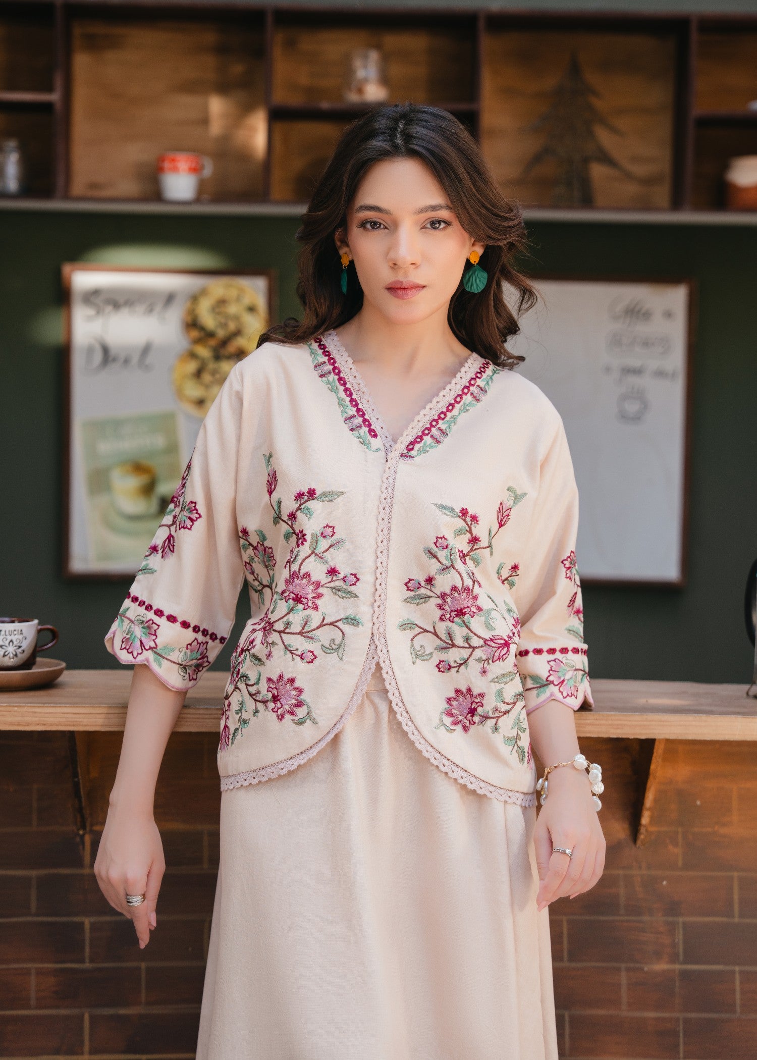 lawn Skirt in Cream