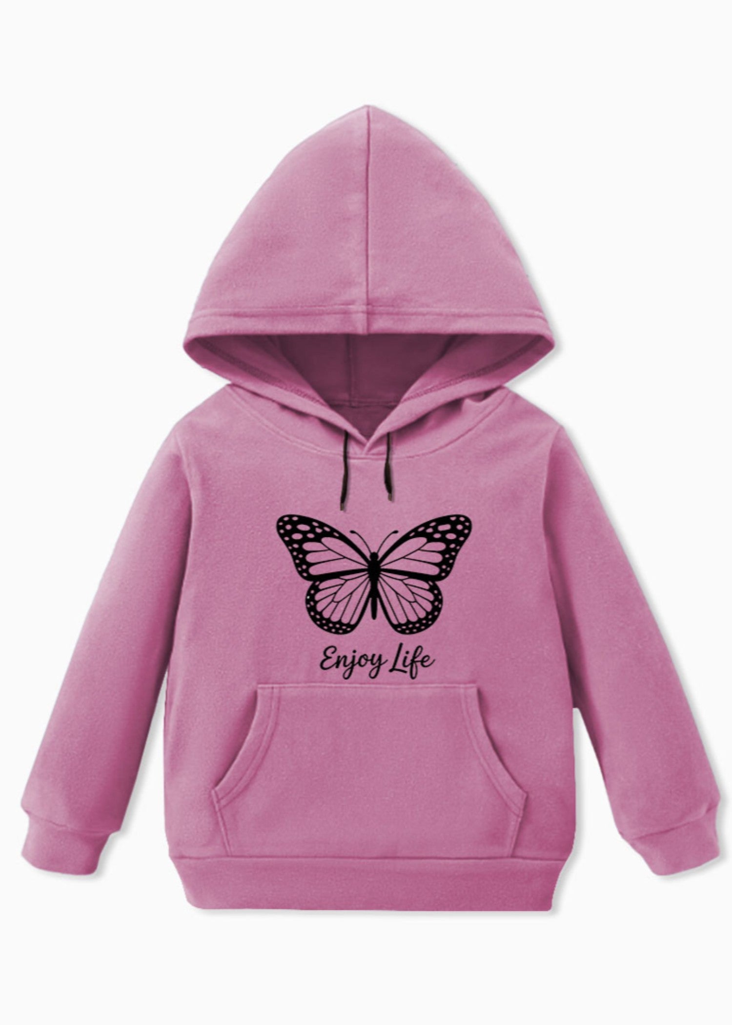 fleece Hoodie in Ultra pink