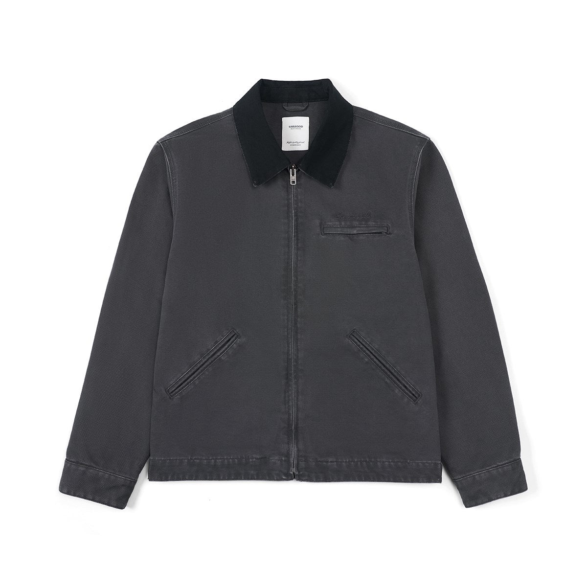 Oversize Washed Vintage Detroit Jacket for Men