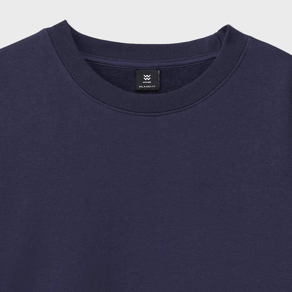 polycotton Sweatshirt in Navy blue