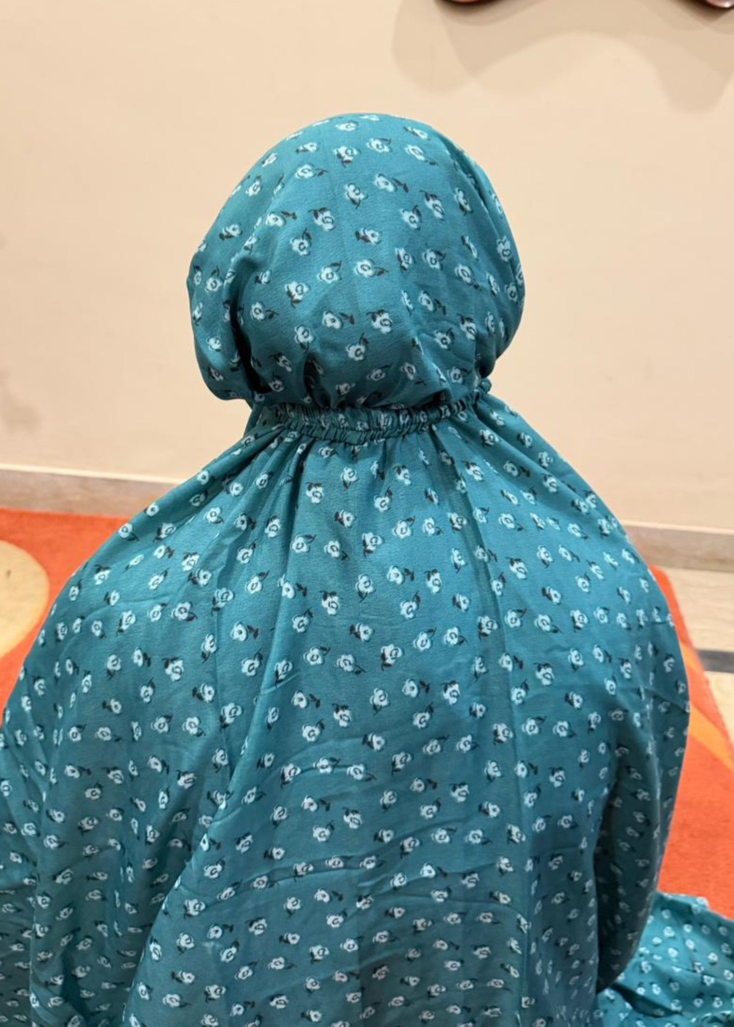 lawn Chaddar in Teal
