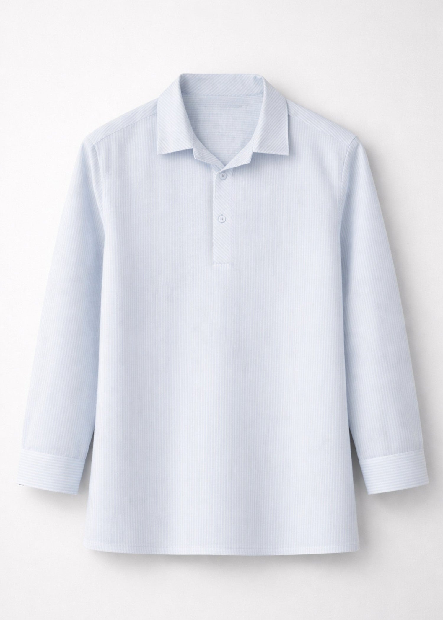 cotton linen Casual Shirt in Ice blue, white