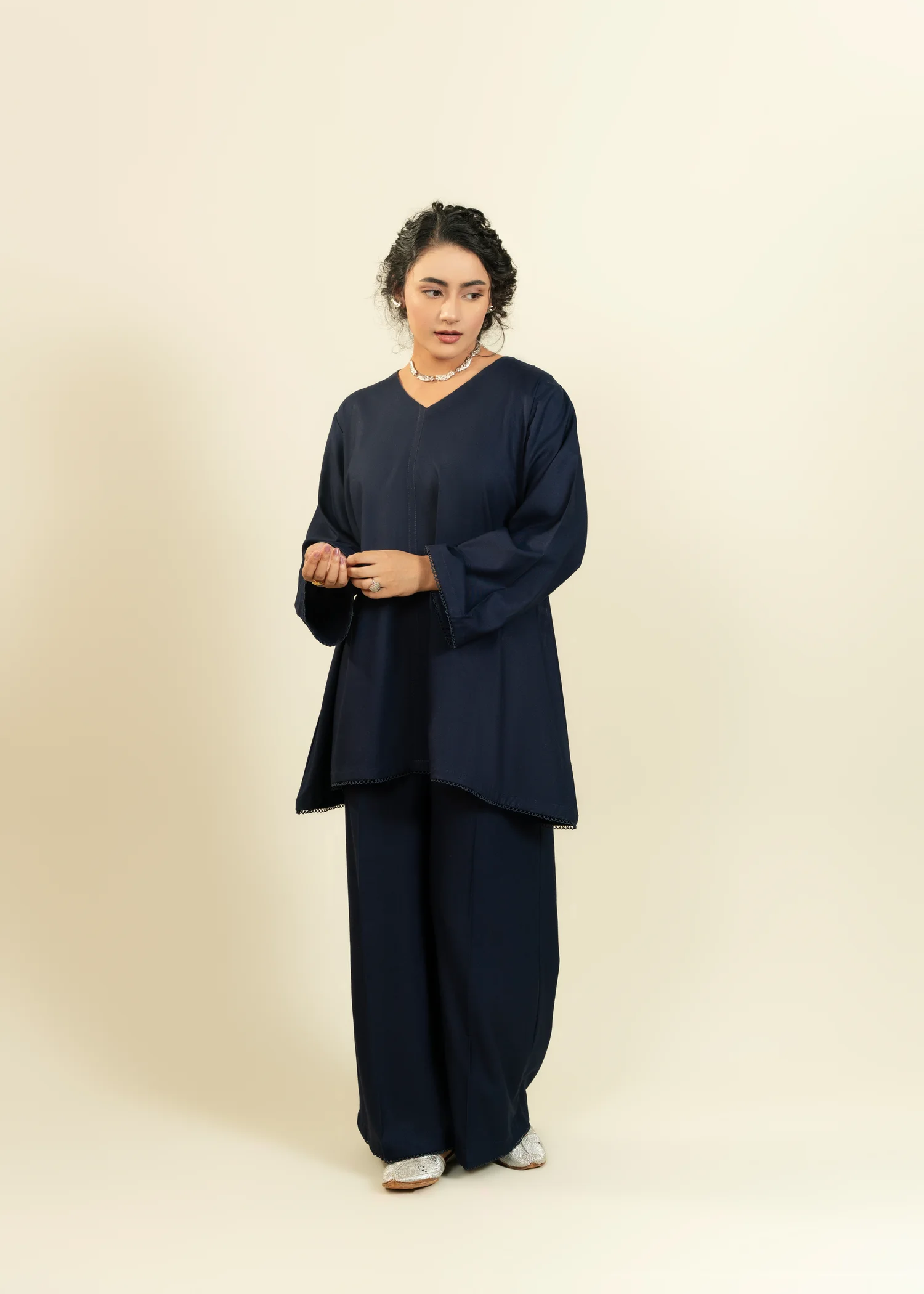 marina Co Ord Sets in Navy blue