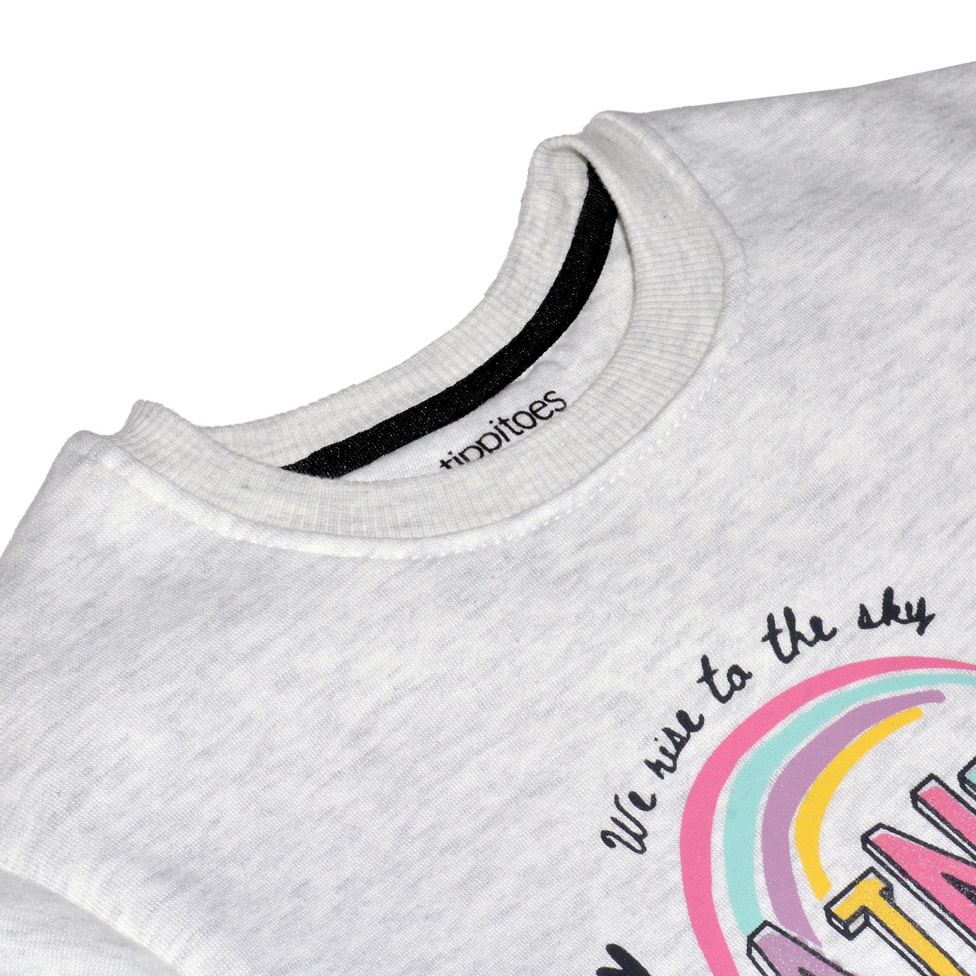 fleece Sweatshirt in Frost, multi