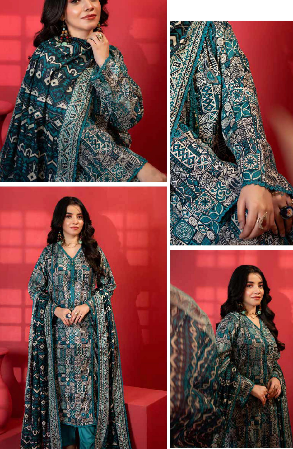 Printed Summer Lawn Drop 15 – 4